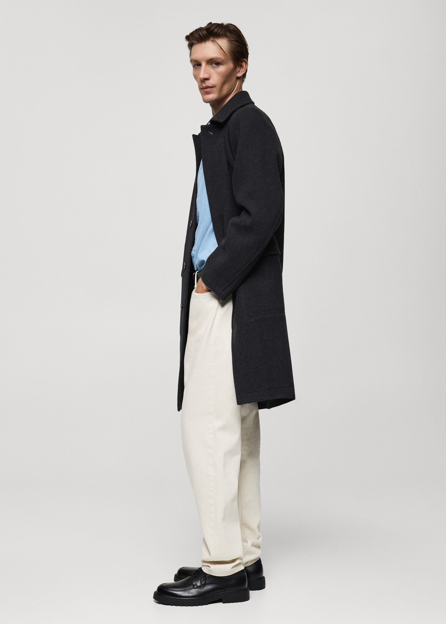 Manteau laine poches - Détail de l'article 2