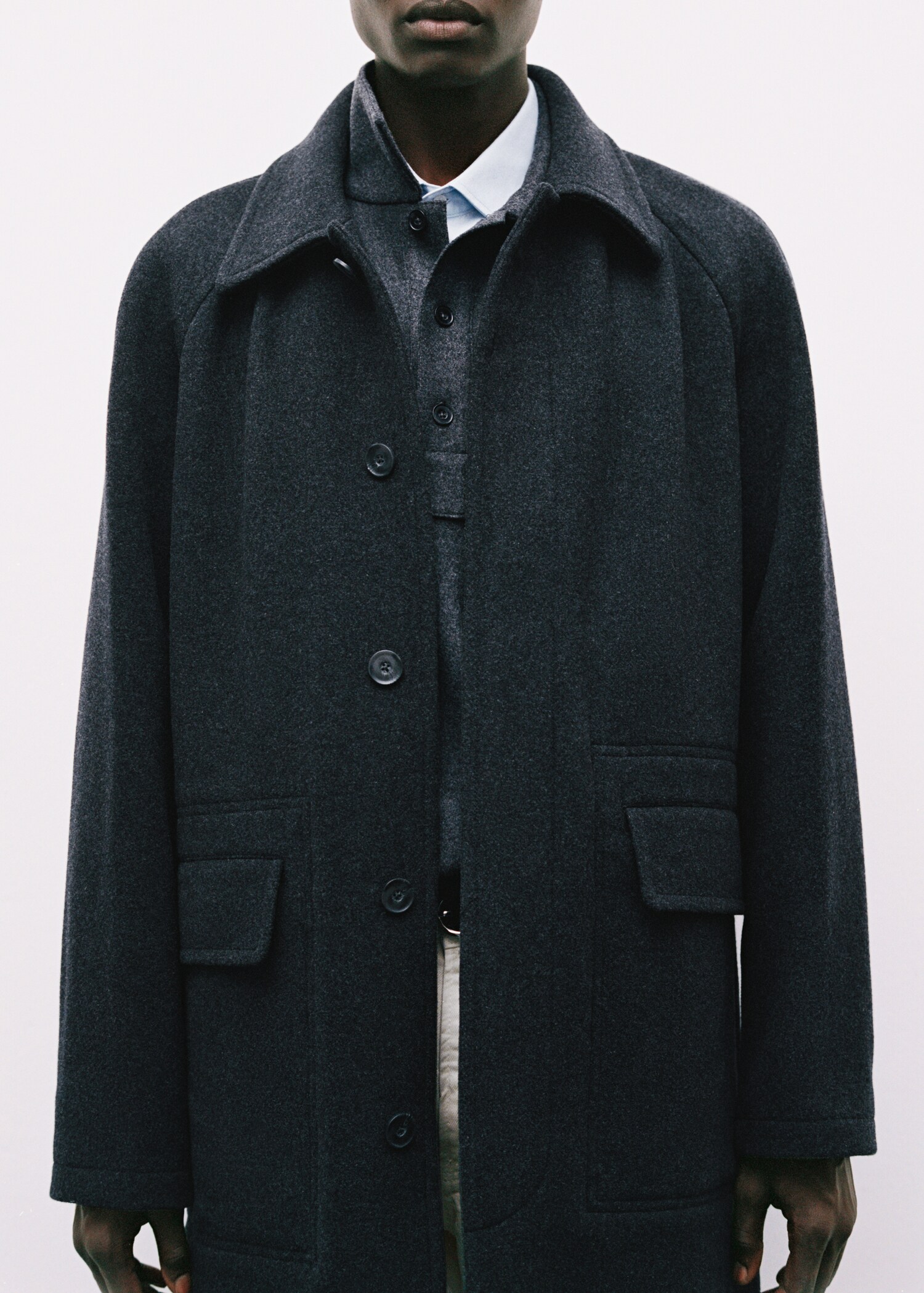 Manteau laine poches - Détail de l'article 5