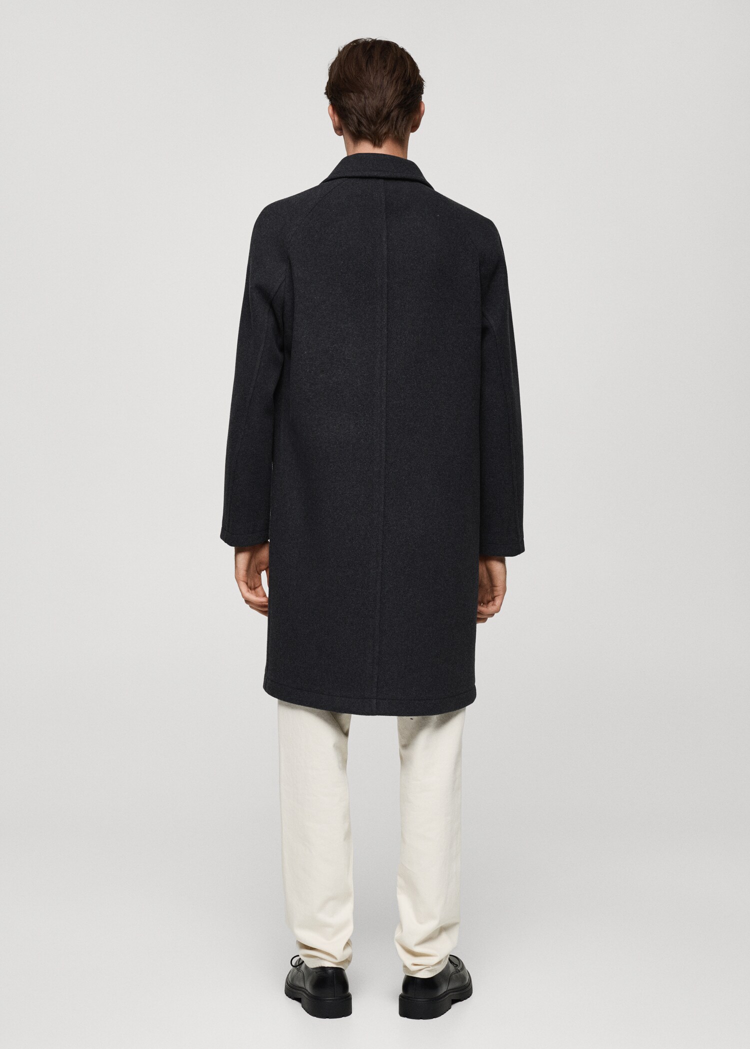 Manteau laine poches - Verso de l’article