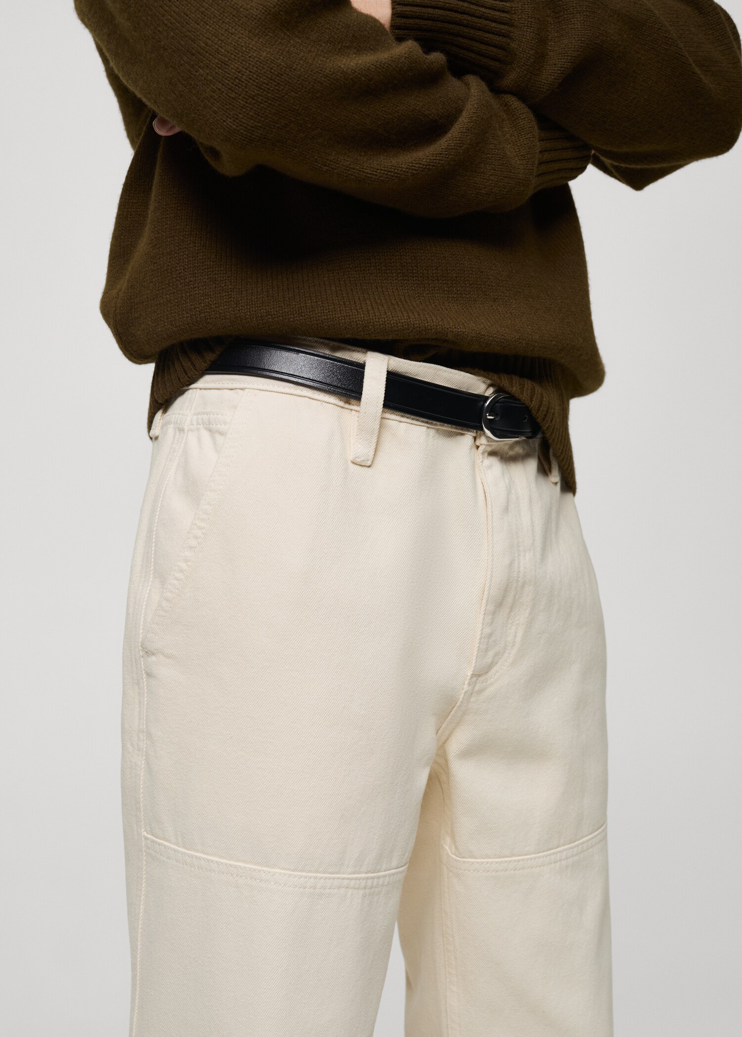 Regular-Fit-Jeans mit Nahtdetail - Detail des Artikels 1