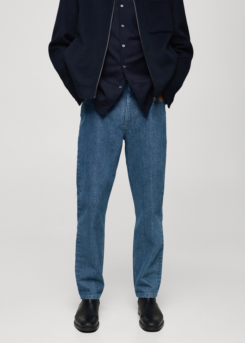 Vaqueros slim fit lavado medio