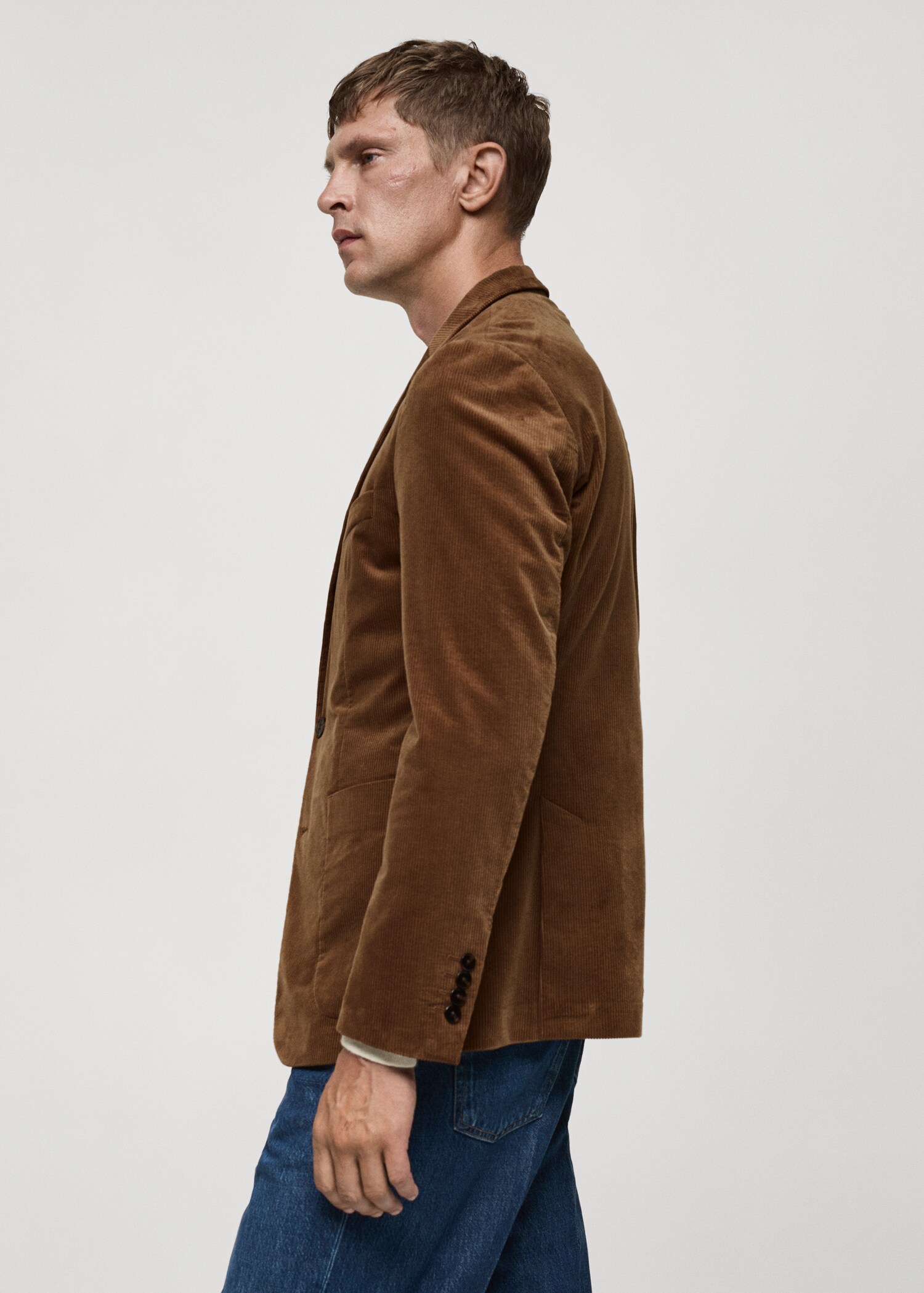 Veste slim fit velours côtelé - Détail de l'article 2
