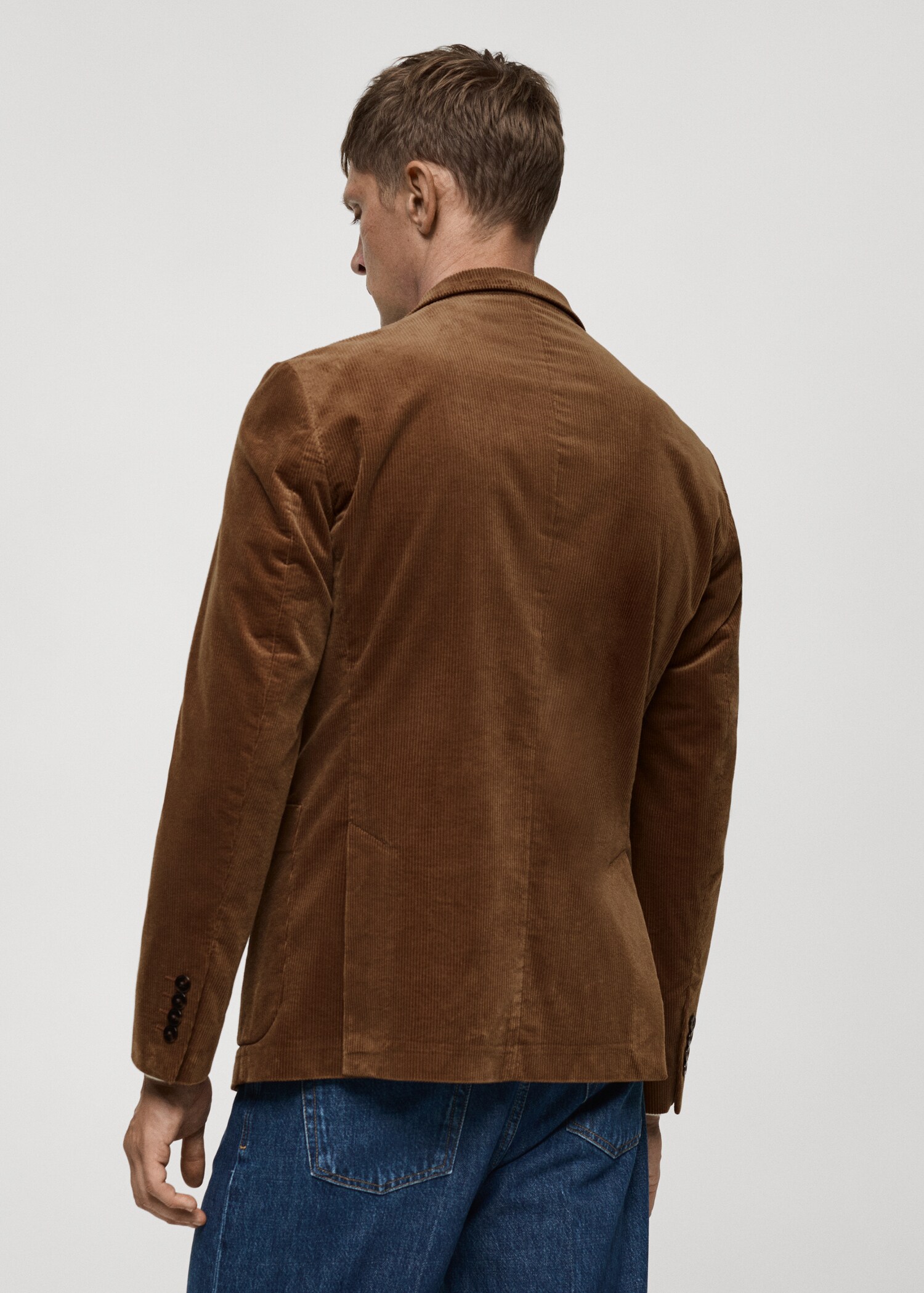 Veste slim fit velours côtelé - Verso de l’article