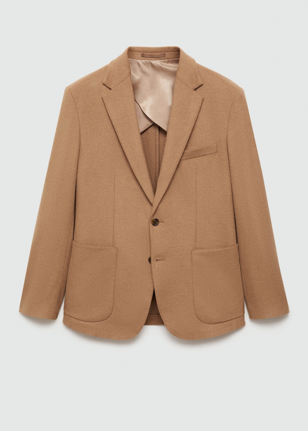 Slim fit wool blazer Men MANGO Rwanda