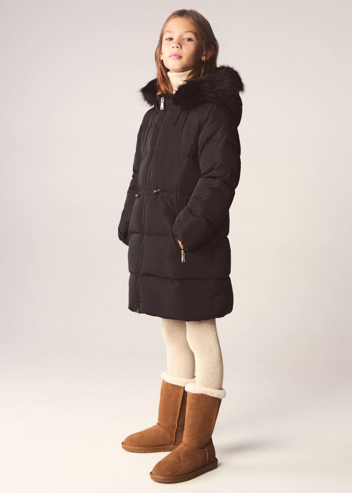 Quilted feather coat - Details of the article 5