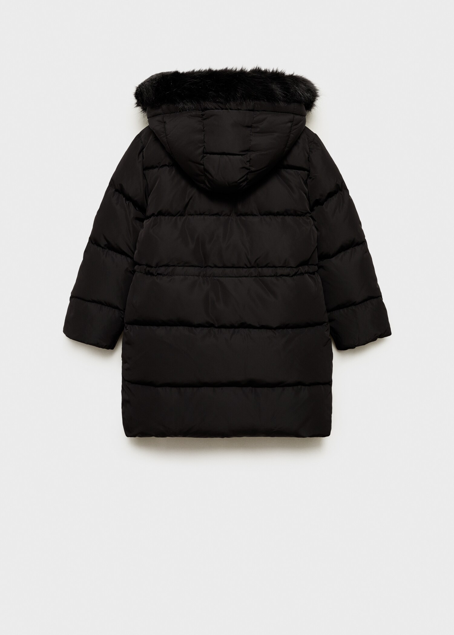 Quilted feather coat - Reverse of the article