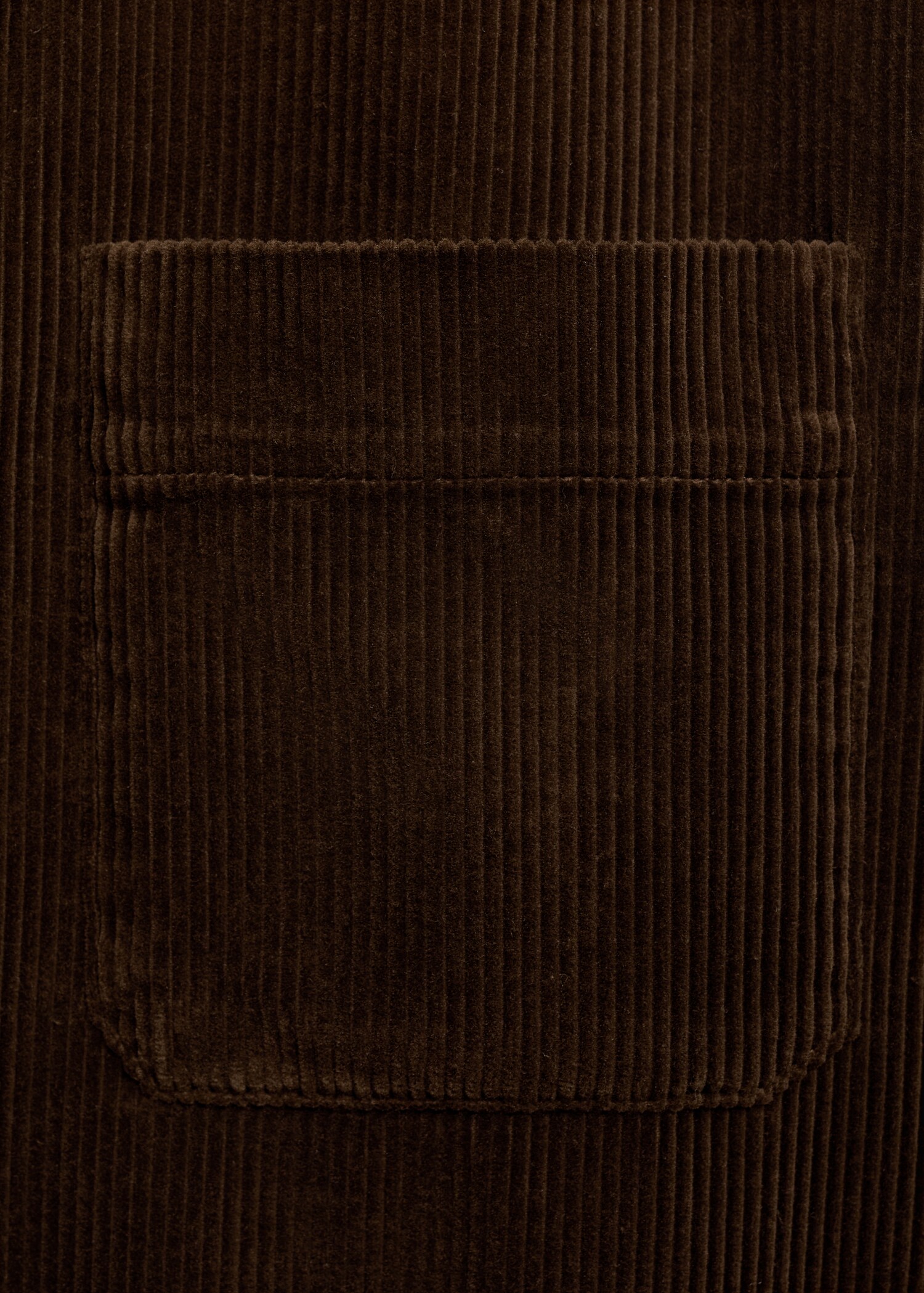 Corduroy overshirt with pockets - Details of the article 0