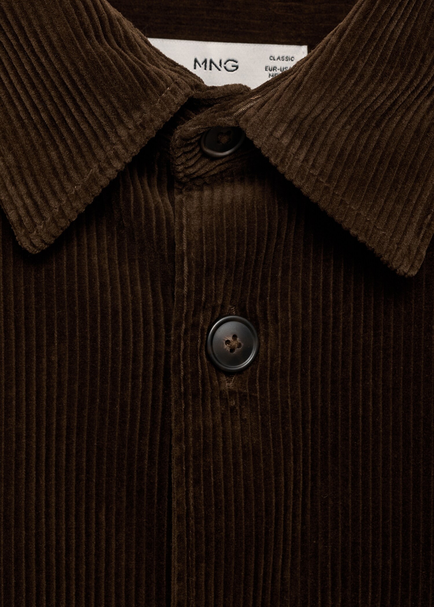 Corduroy overshirt with pockets - Details of the article 8