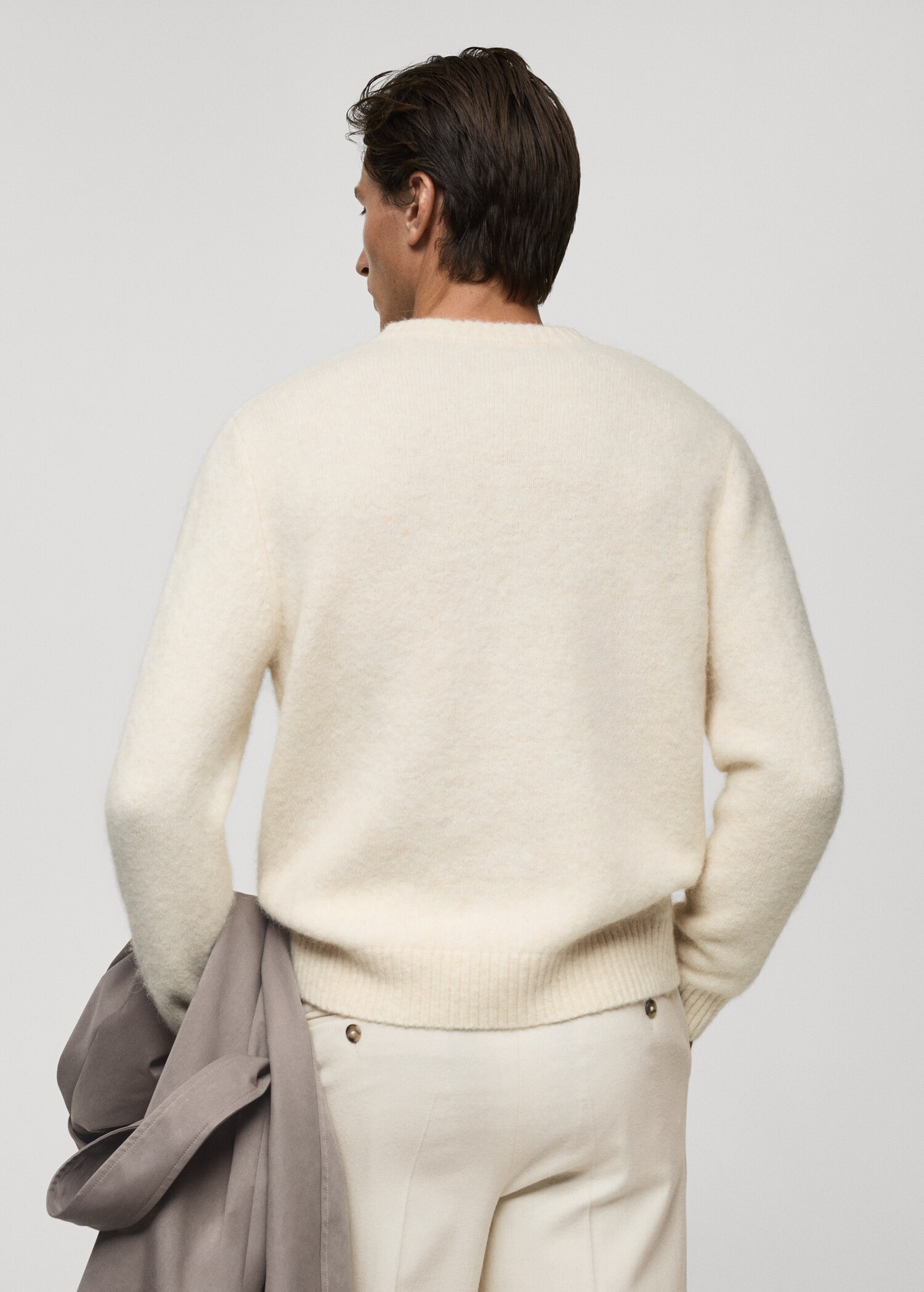 Camisola com mistura de lã e alpaca - Verso do artigo