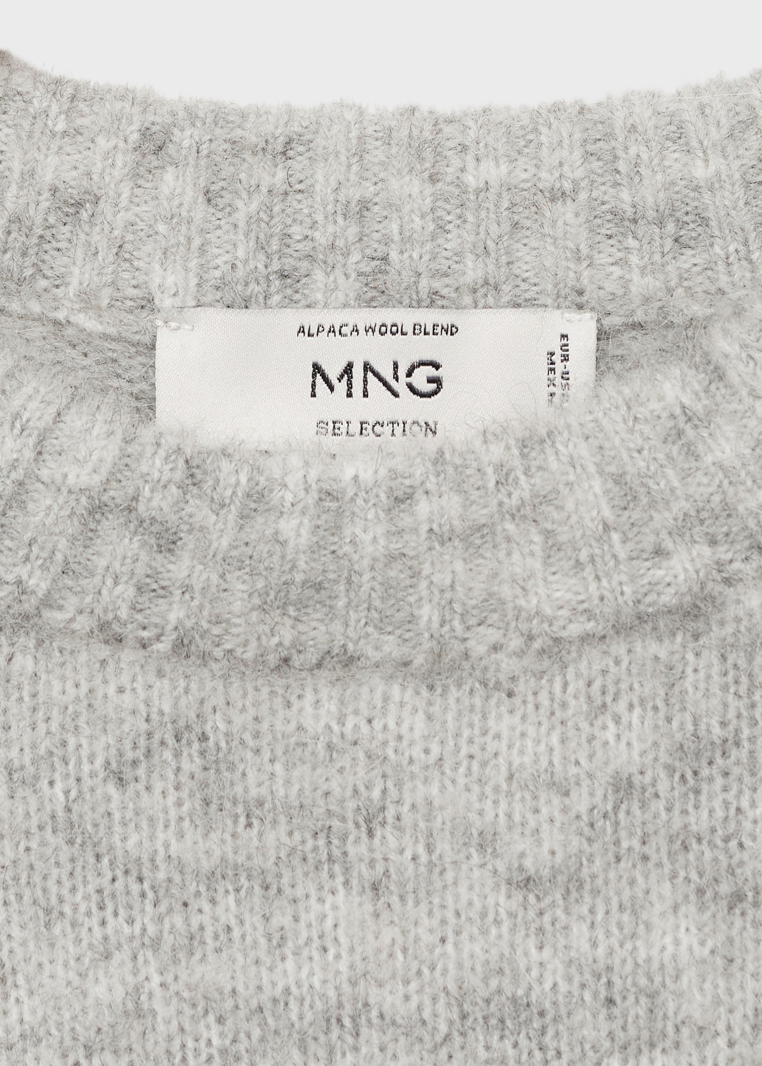 Wool and alpaca knitted polo sweater - Details of the article 8