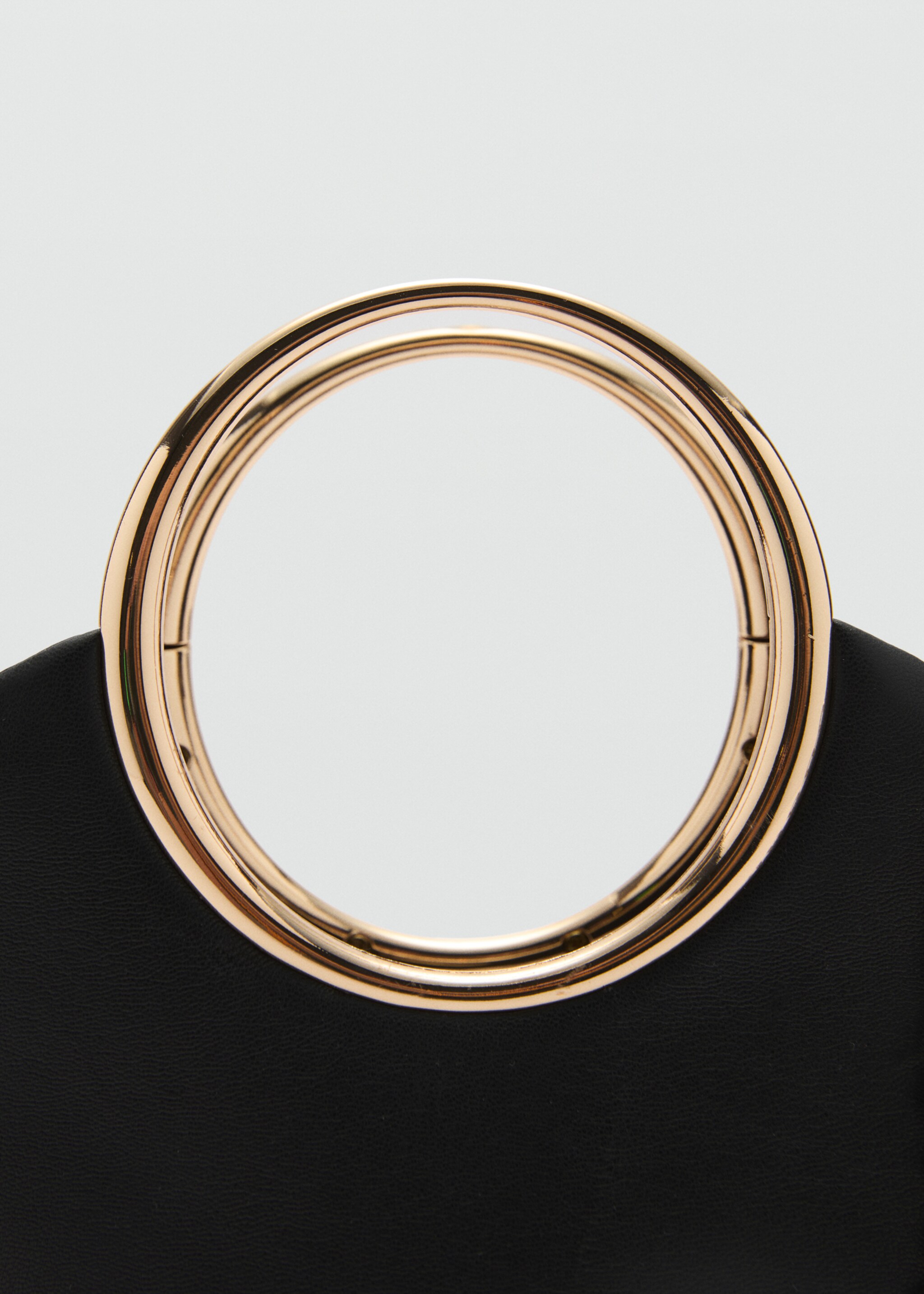 Handbag with metallic details - Details of the article 1