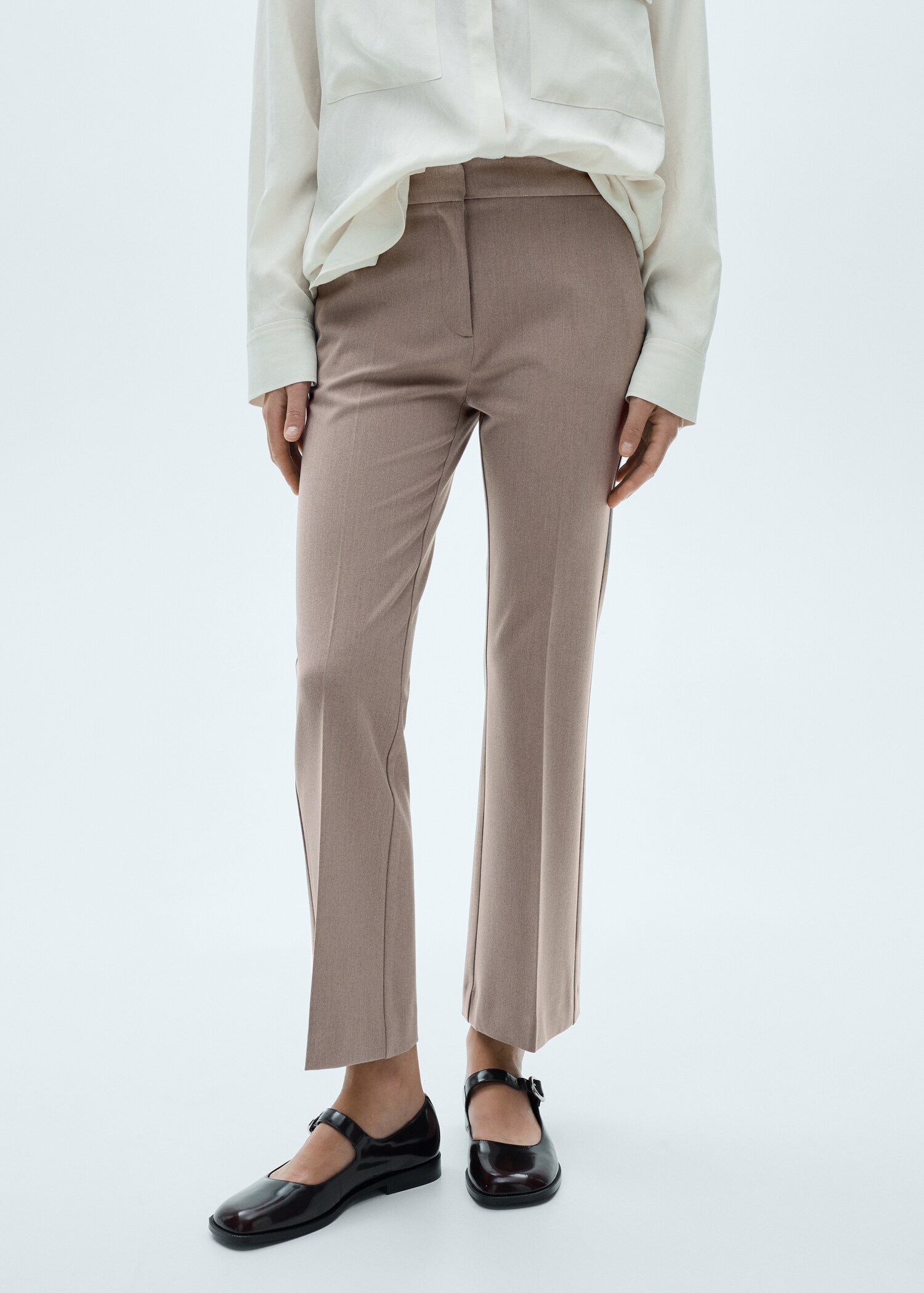 Flared flowing pants - Medium plane