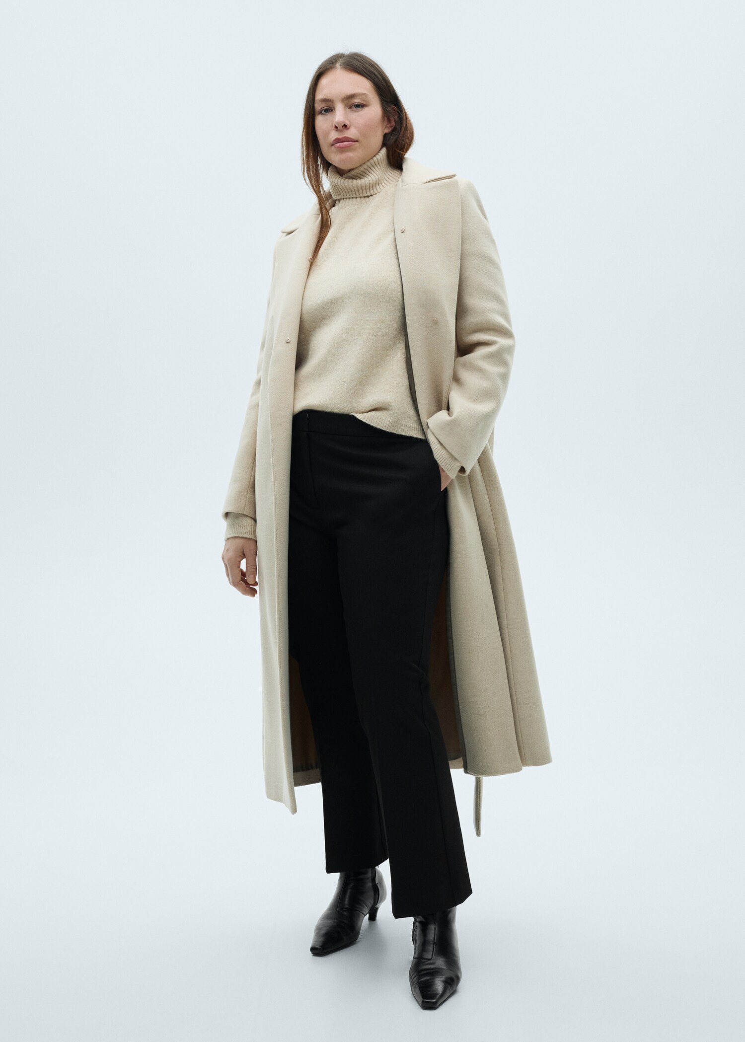 Flared flowing pants - Details of the article 3