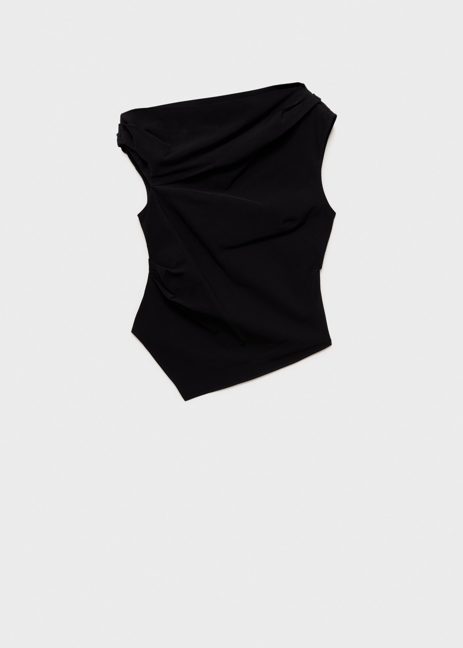 Asymmetrical draped top - Article without model