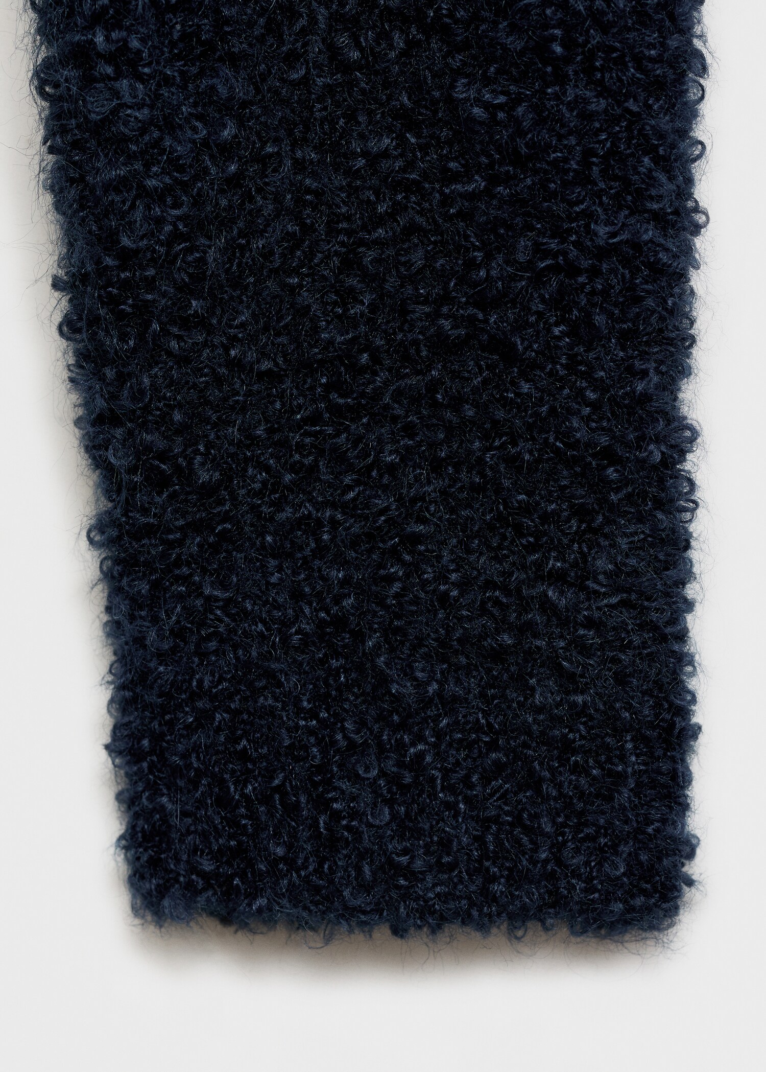 Bouclé-knit cardigan - Details of the article 0