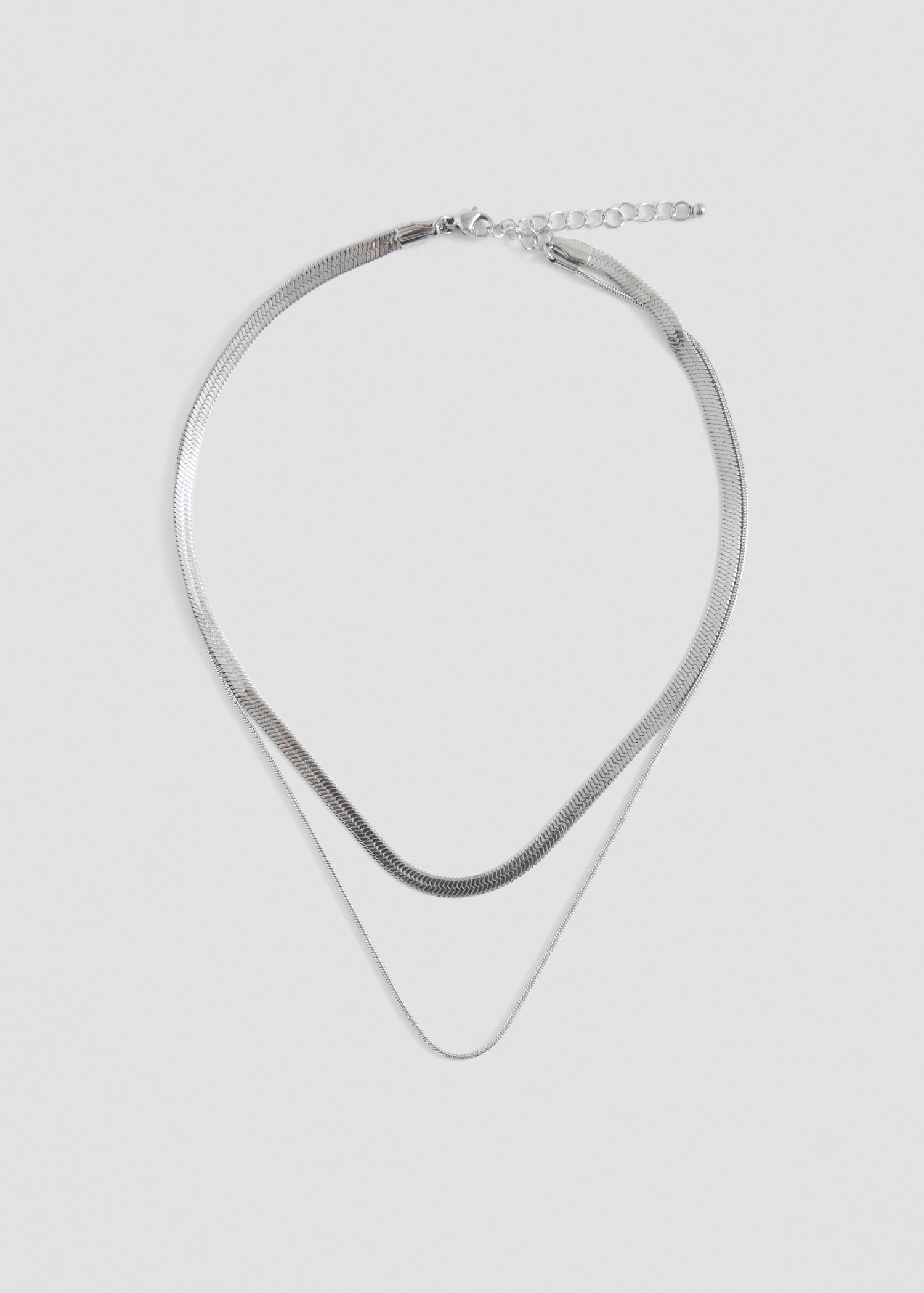 Double chain necklace - Article without model