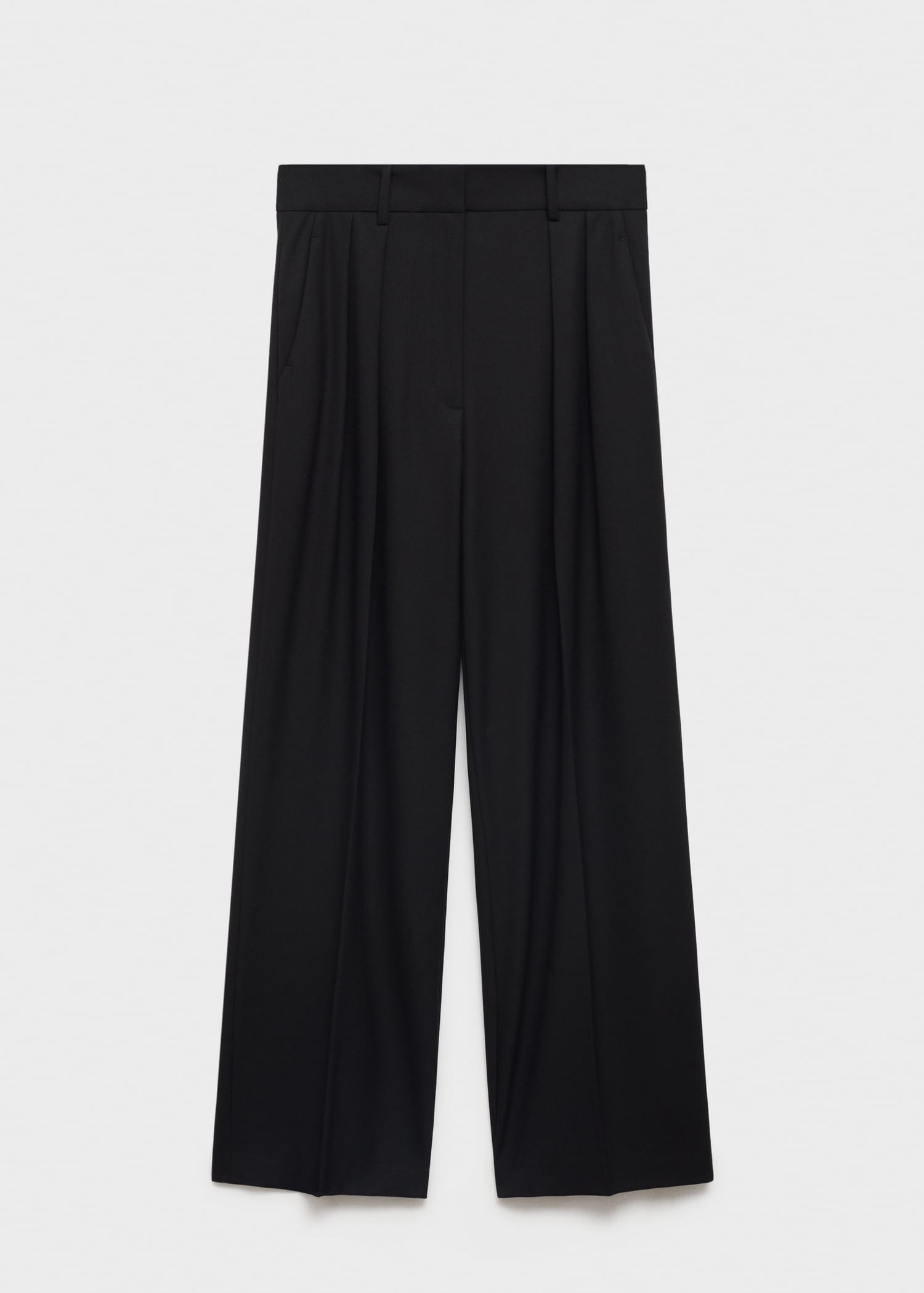 Wideleg pleated trousers - Article without model