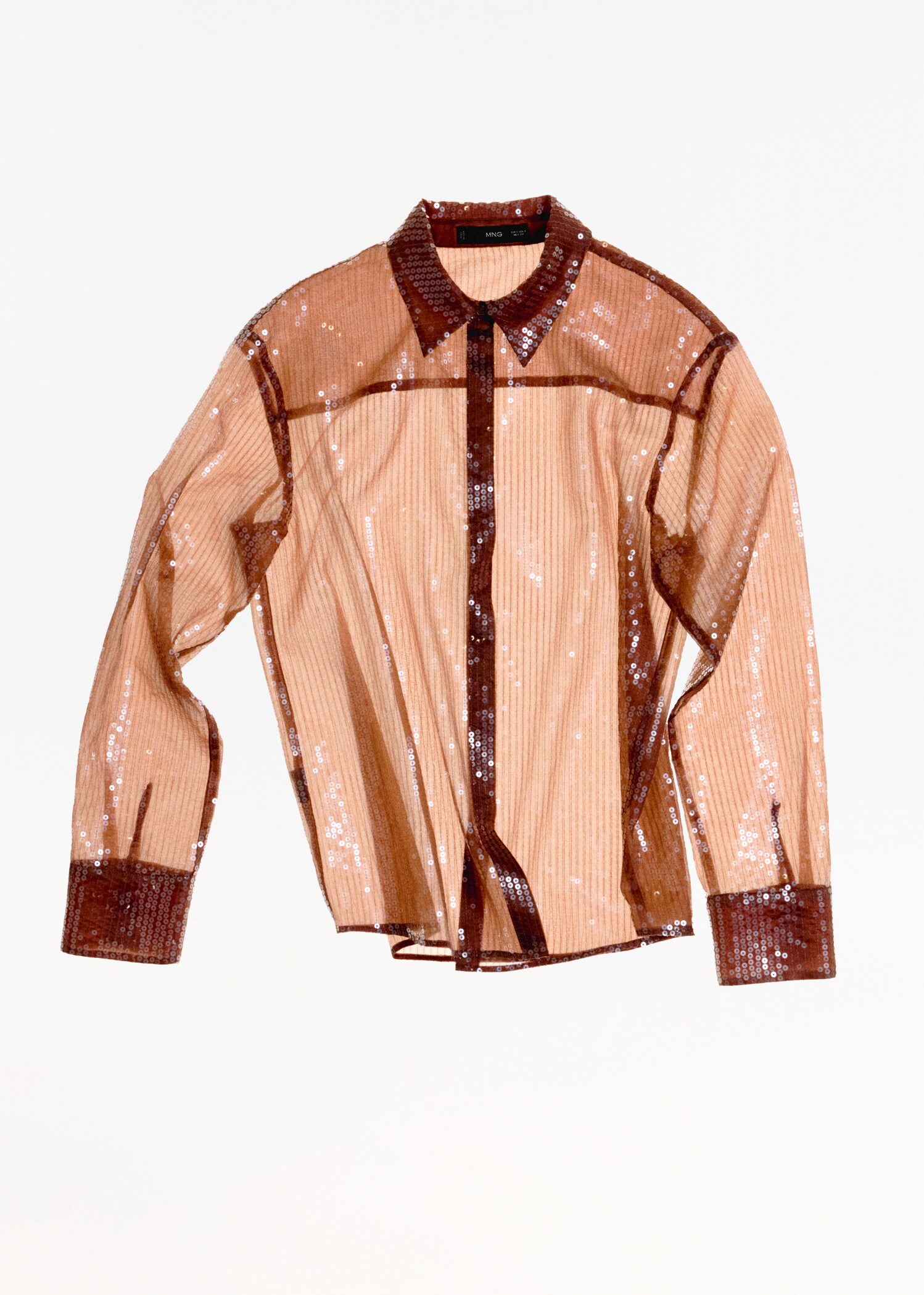 Camisa semitransparente lentejuelas - Detalle del artículo 7