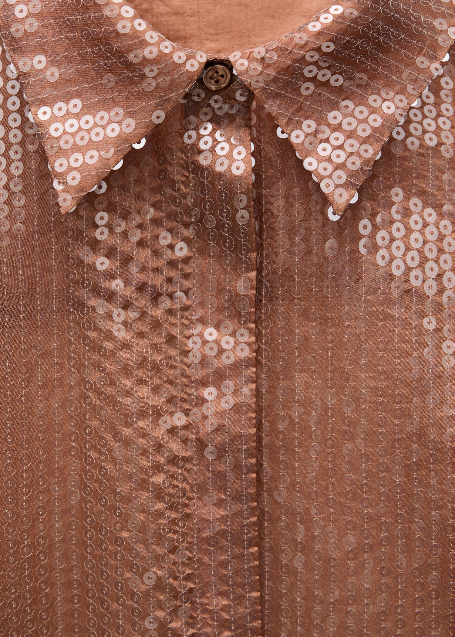 Camisa semitransparente lentejuelas - Detalle del artículo 8