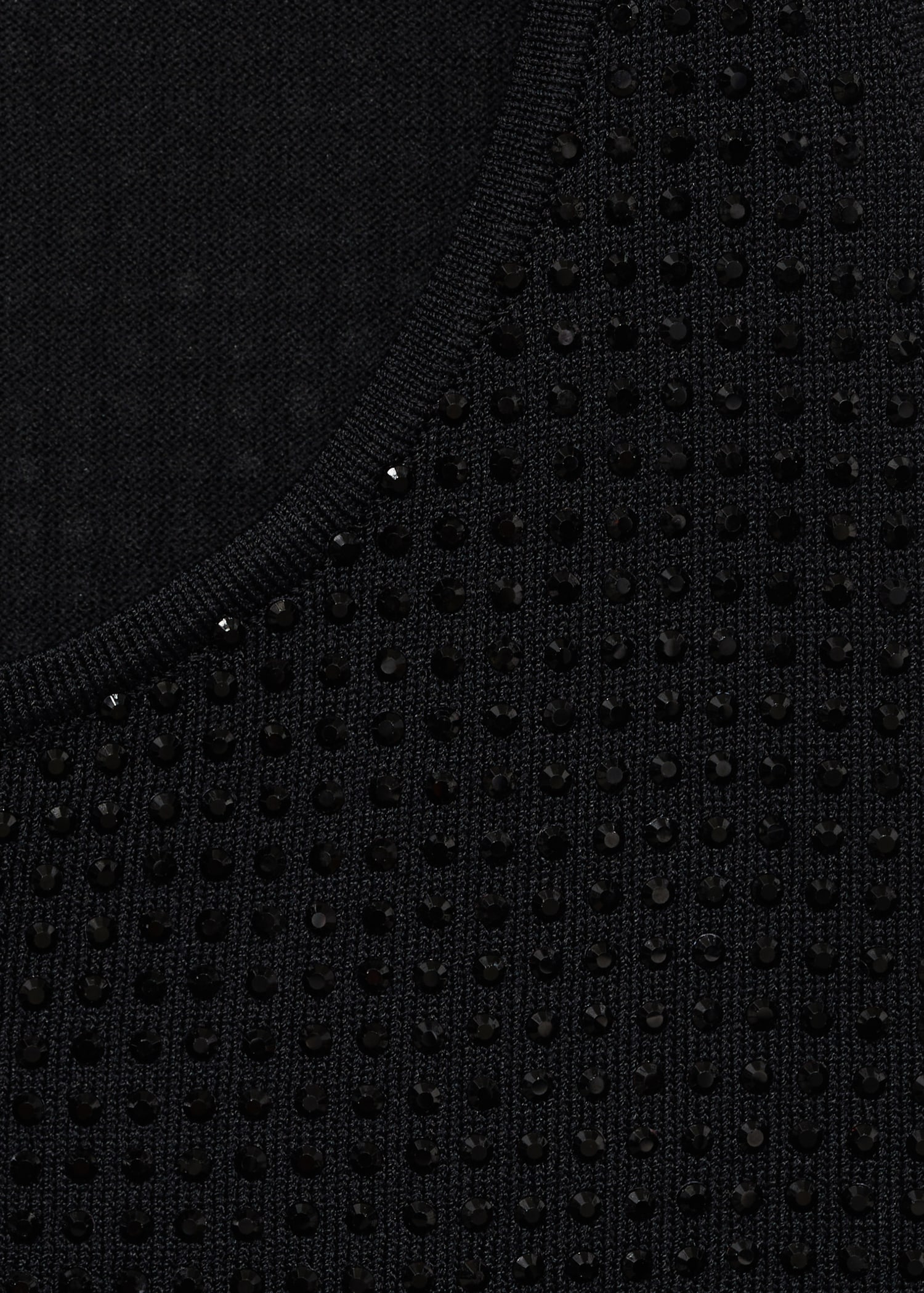 Knitted top with rhinestone detail - Details of the article 8