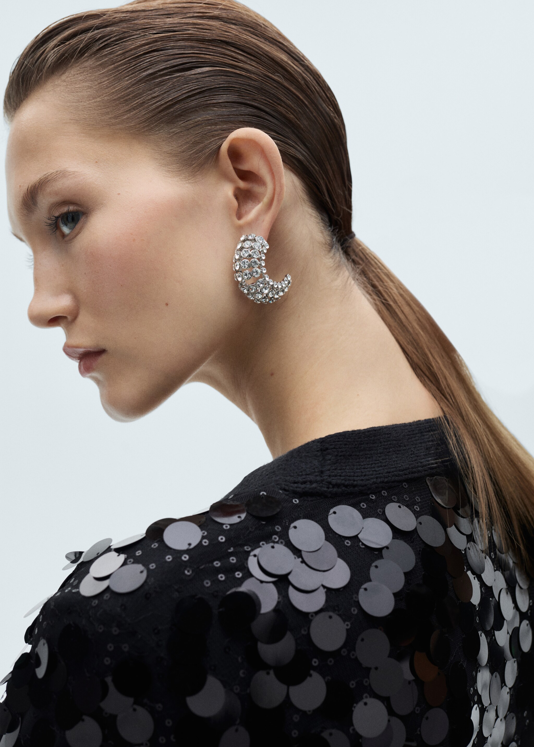 Payetli örgü hırka — photo 5