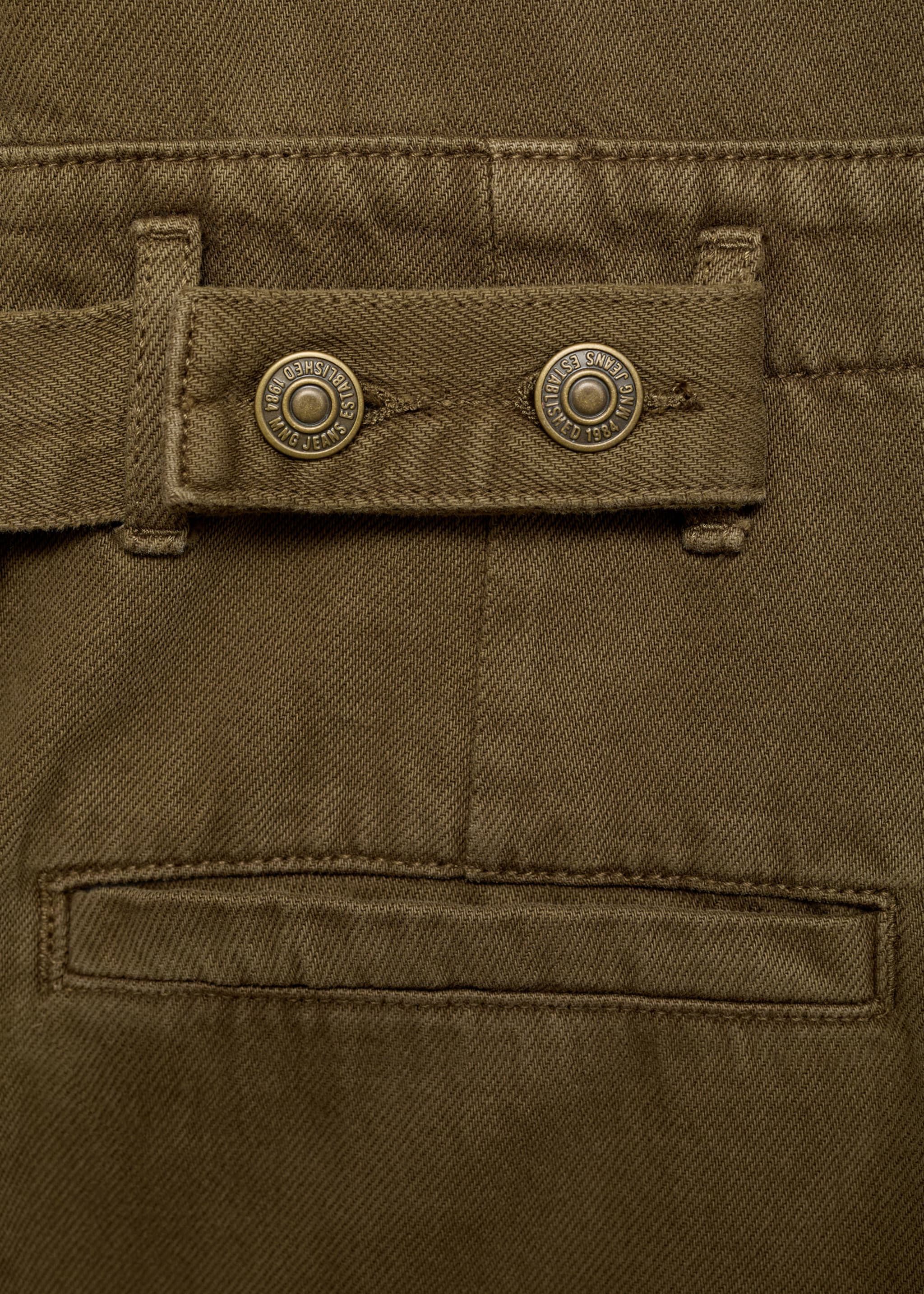 Belt denim jumpsuit - Details of the article 0