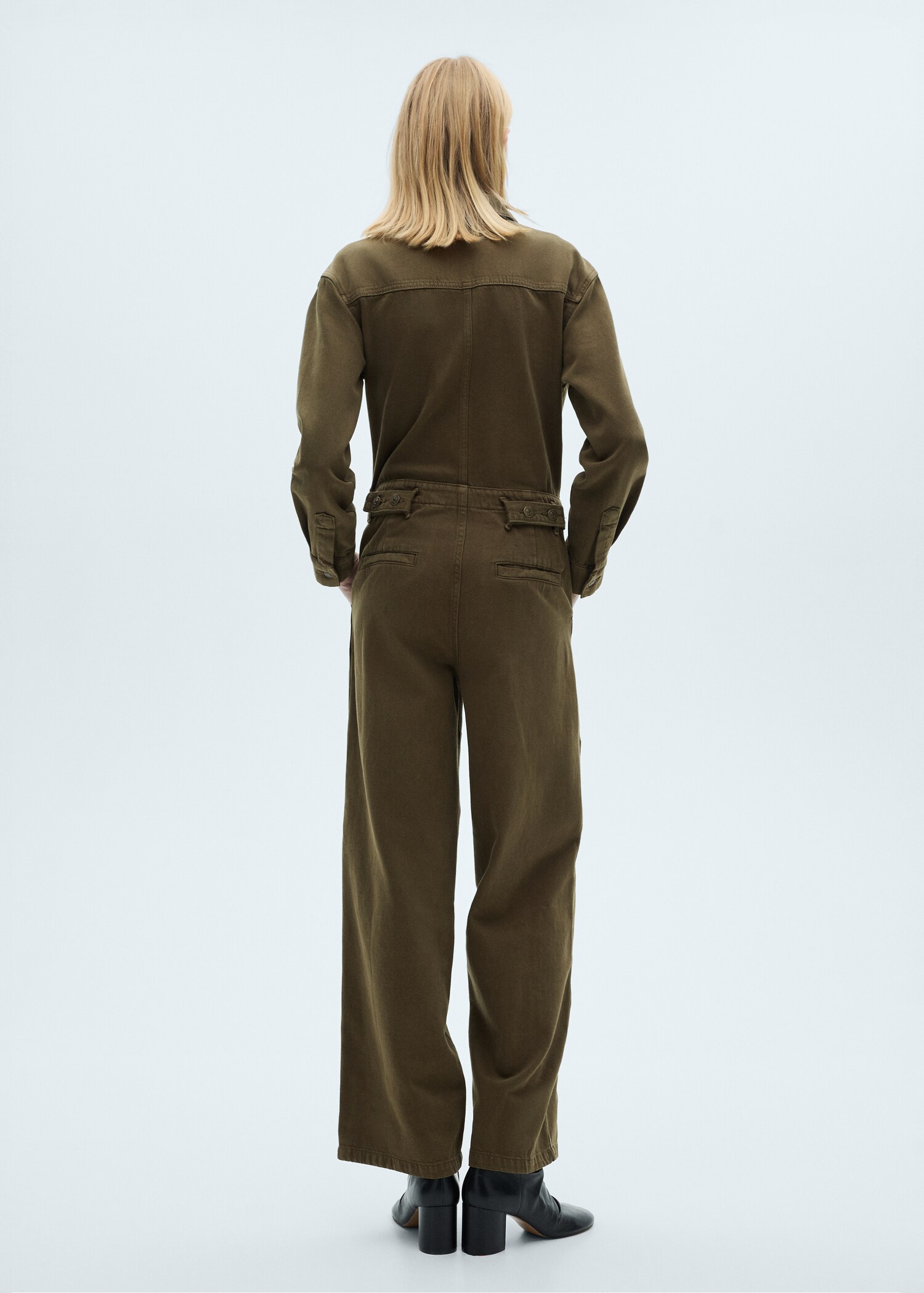 Combinaison denim ceinture - Verso de l’article