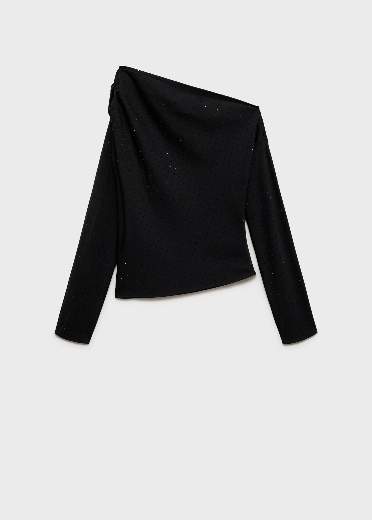Blusa asimétrica lentejuelas - Artículo sin modelo