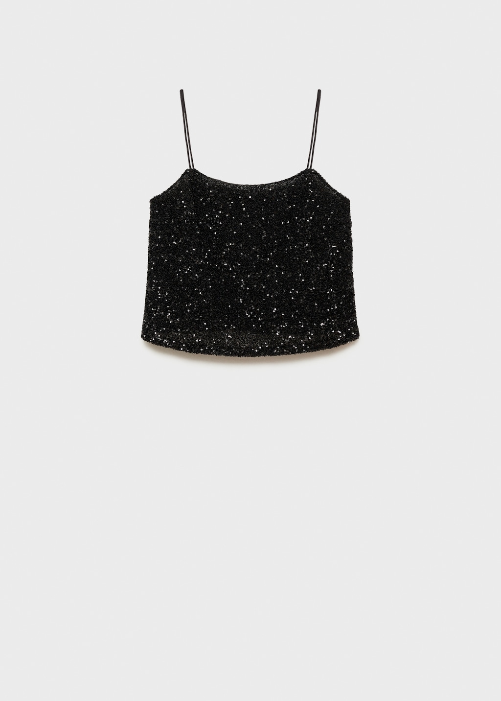 H&m black sequin top hot sale