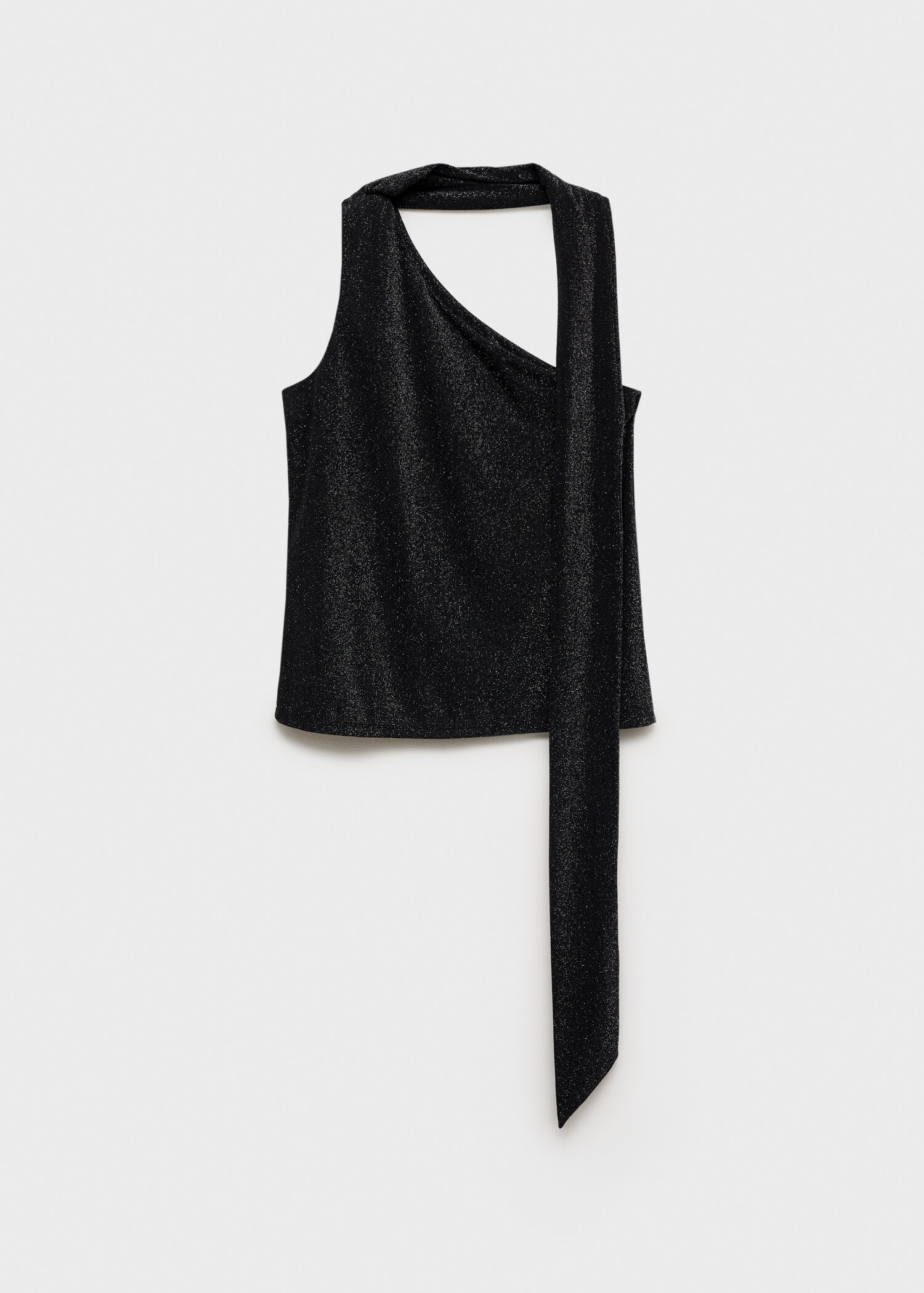 Asymmetrical lurex top - Article without model
