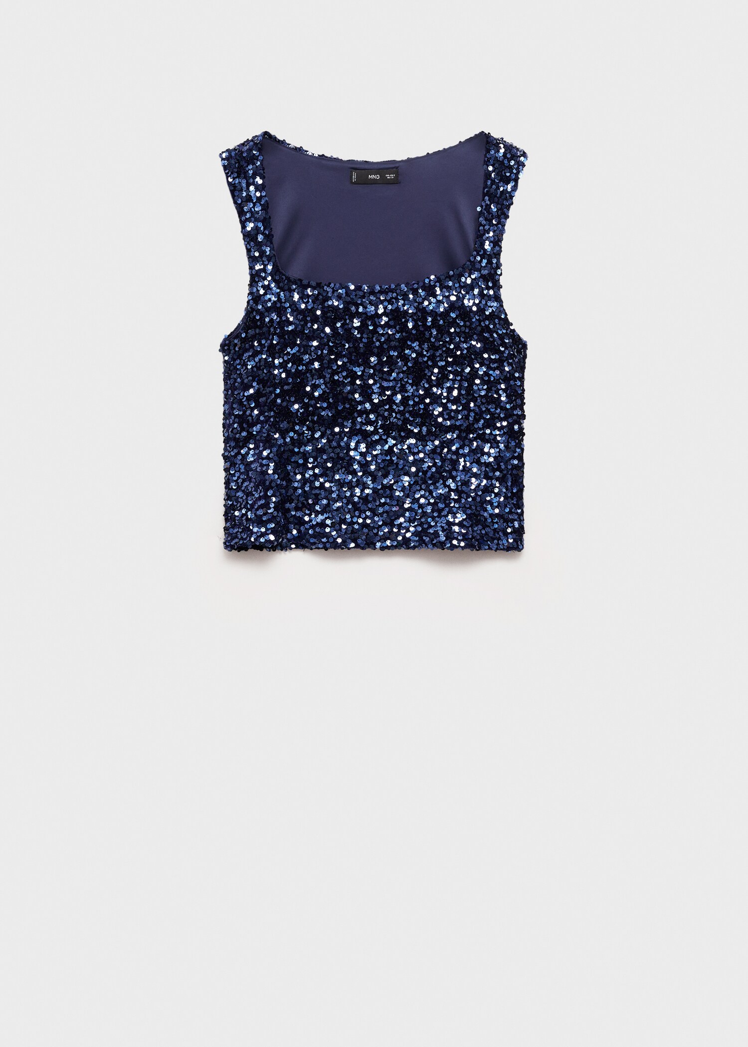Top bretelles à sequins - Article sans modèle