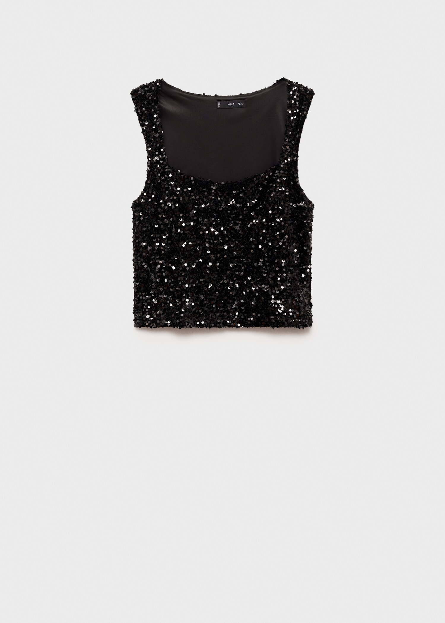 Top bretelles à sequins - Article sans modèle