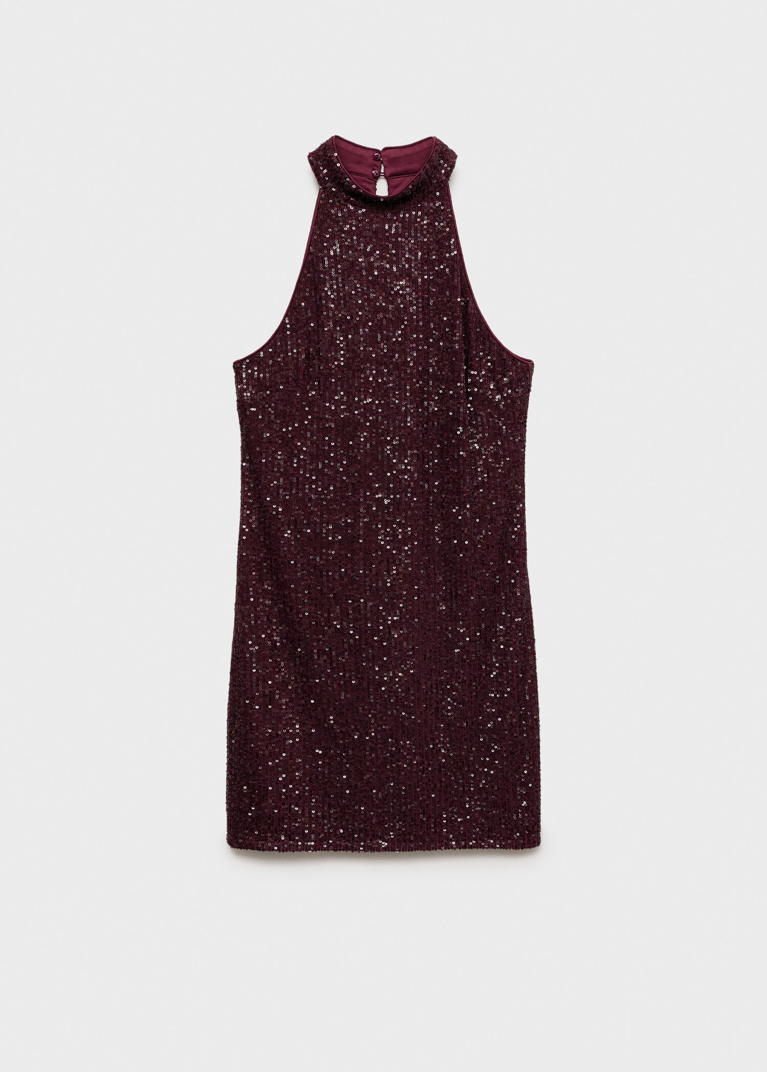 Vestido lentejuelas cuello halter - Artículo sin modelo