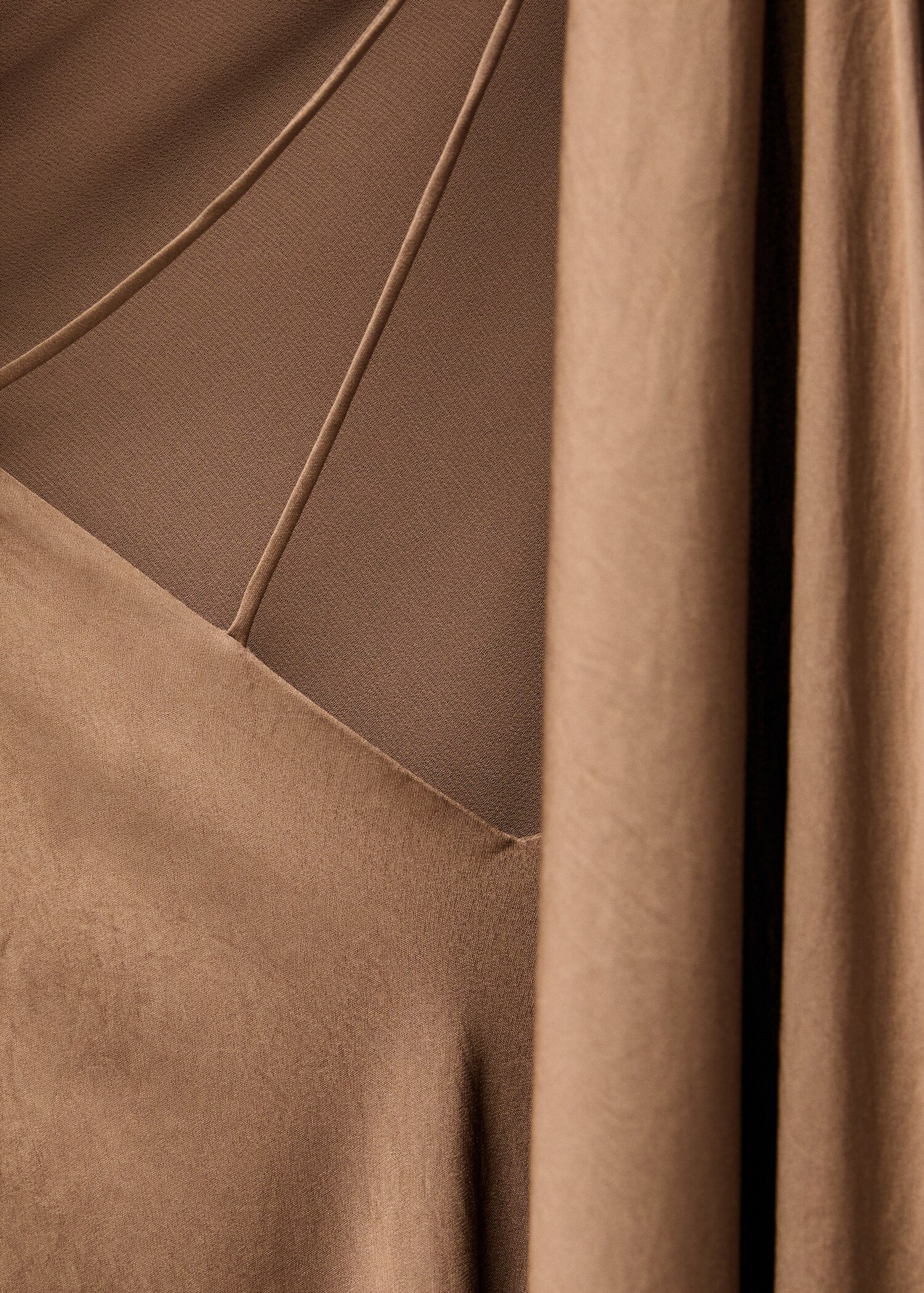 Vestido largo asimétrico capa - Detalle del artículo 8