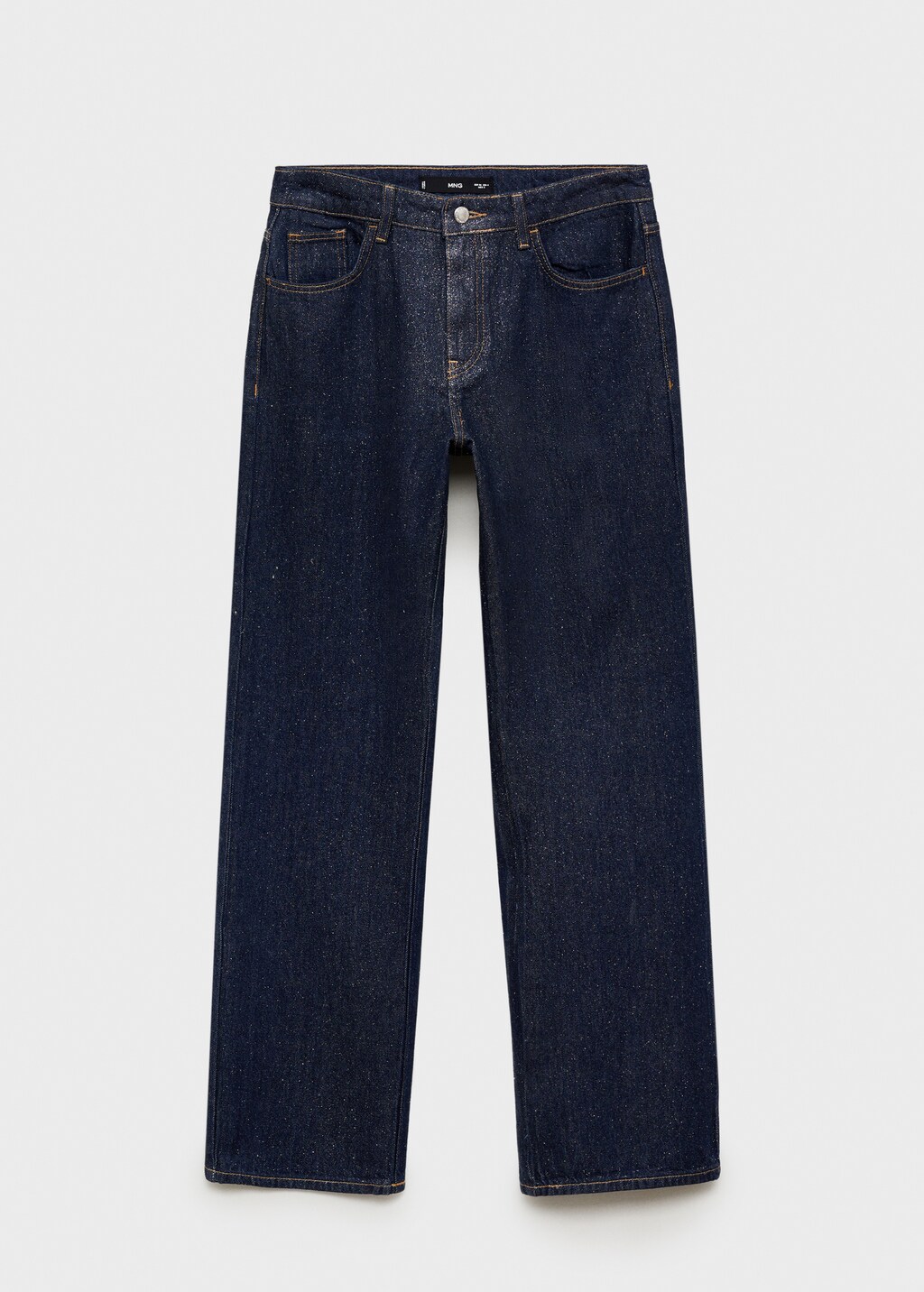Straight jeans rinse wash shine Women MANGO Netherlands