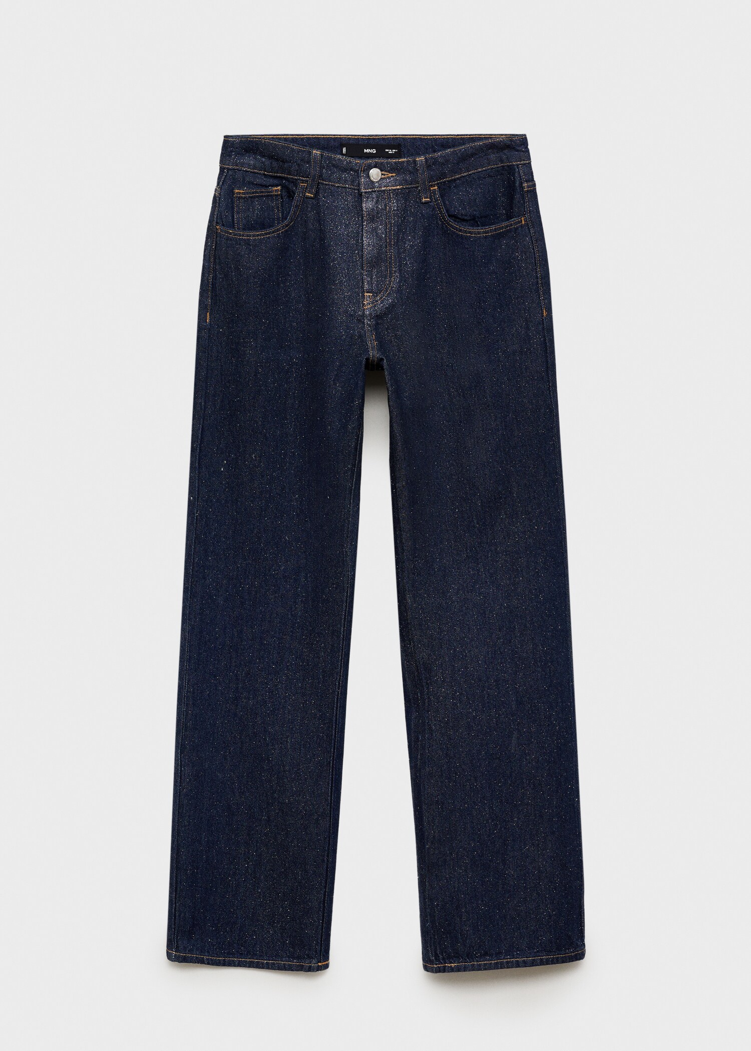 Jean droit rinse wash brillant - Article sans modèle