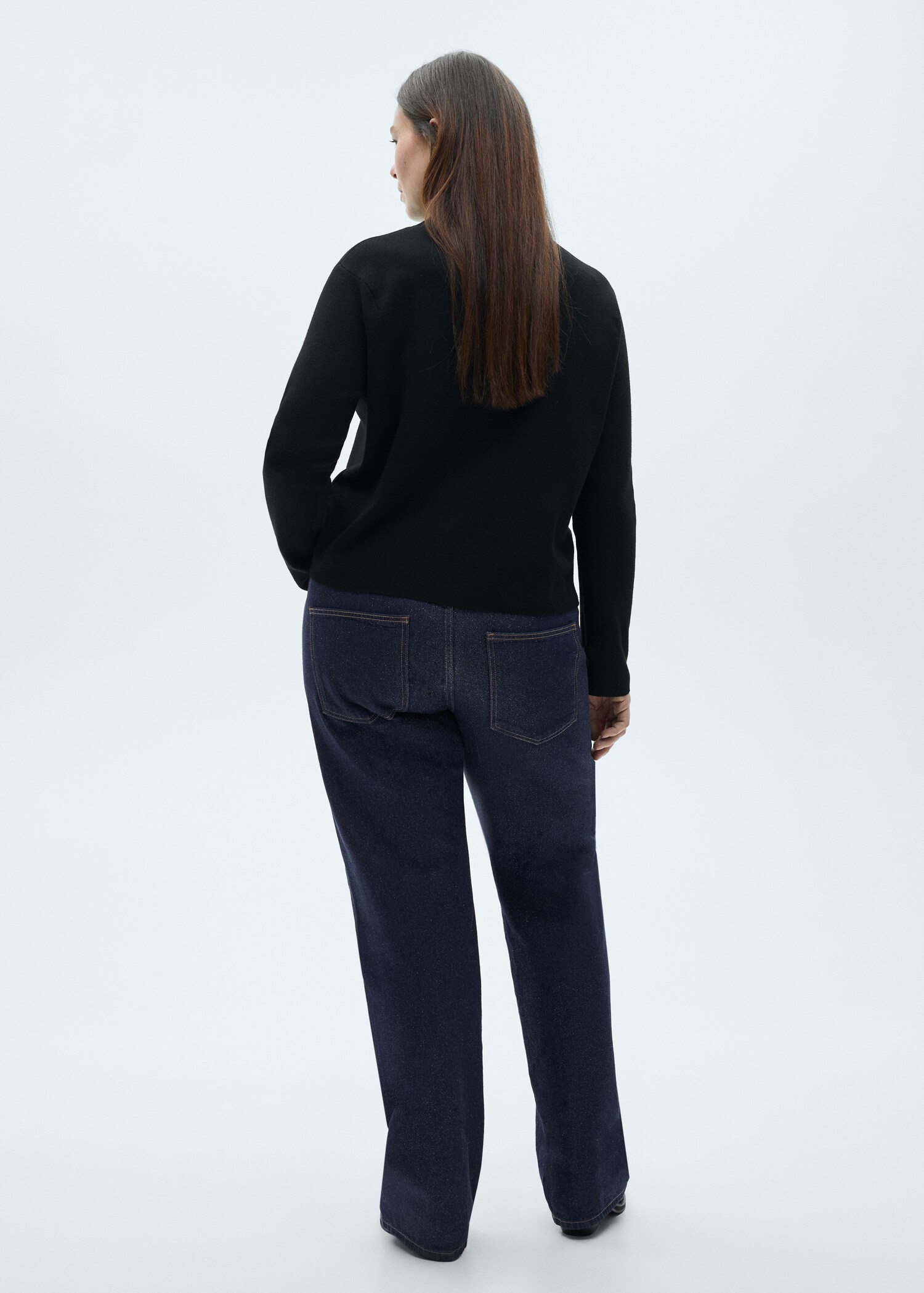 Jean droit rinse wash brillant - Détail de l'article 4