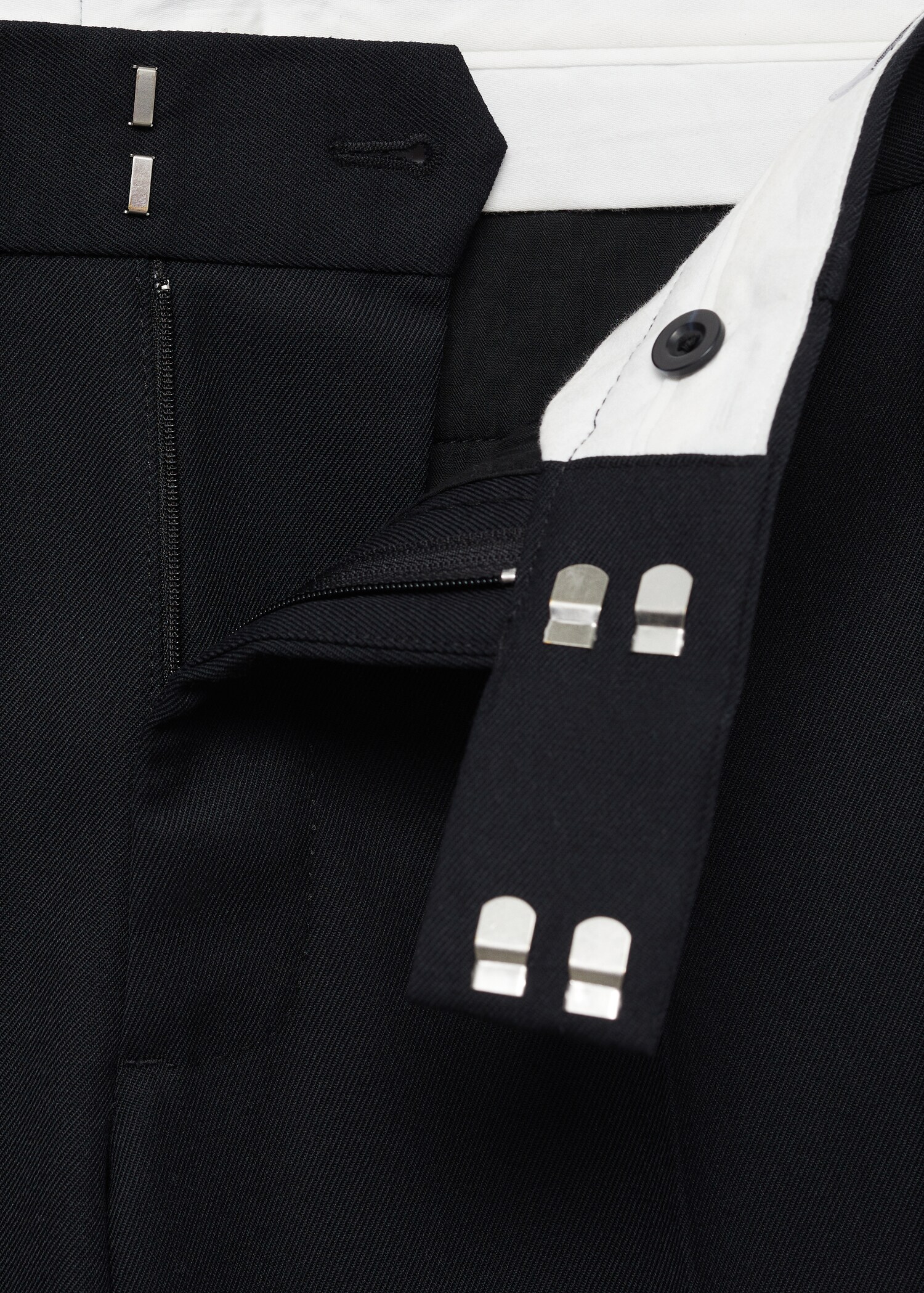 Regular-fit wool trousers - Details of the article 8