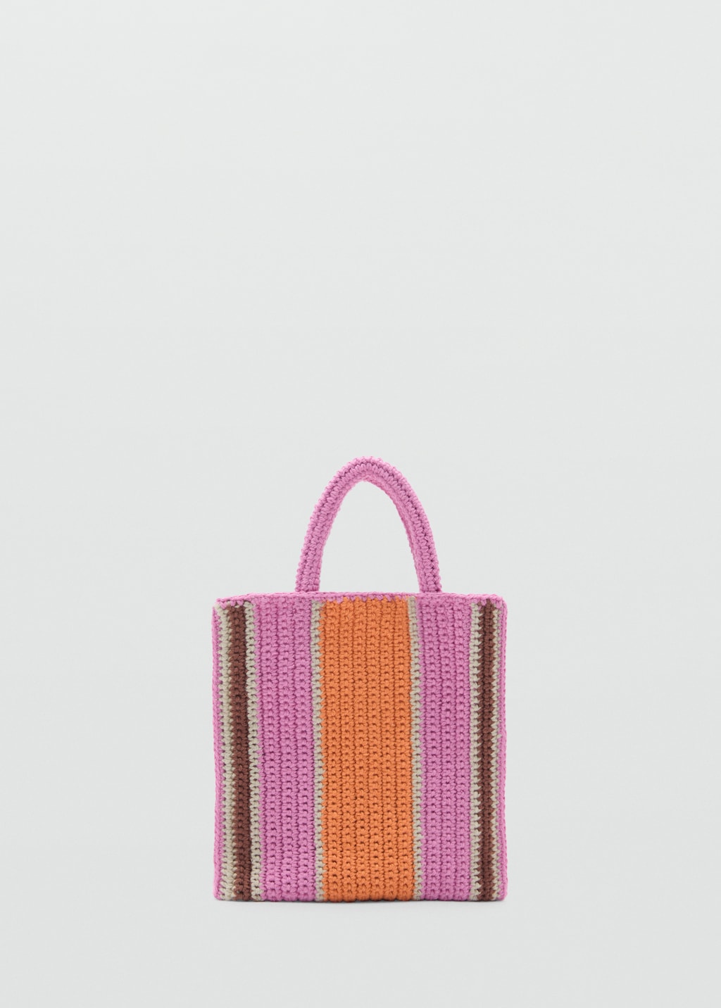 Crochet shopper bag