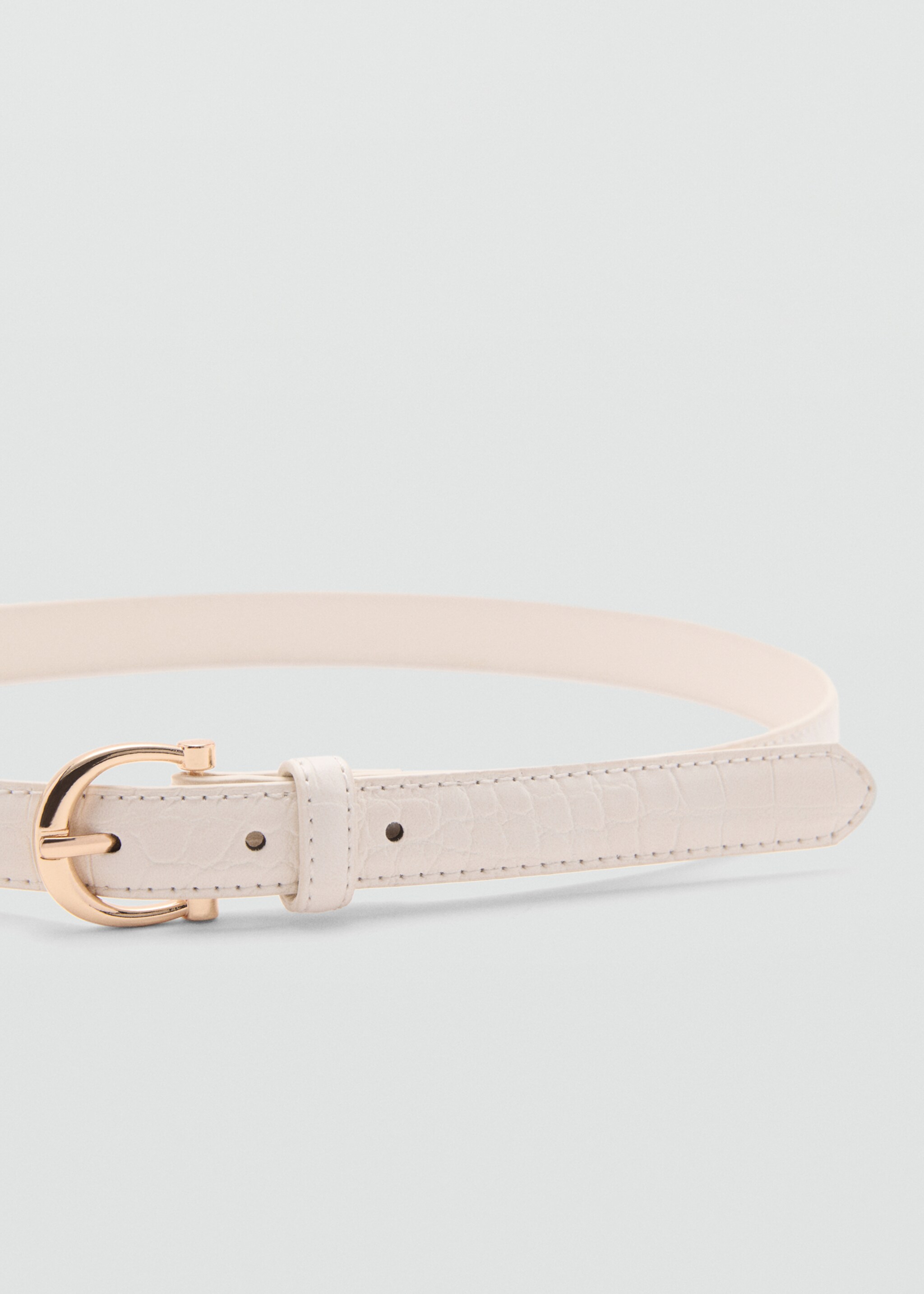 Crocodile effect belt - Medium plane