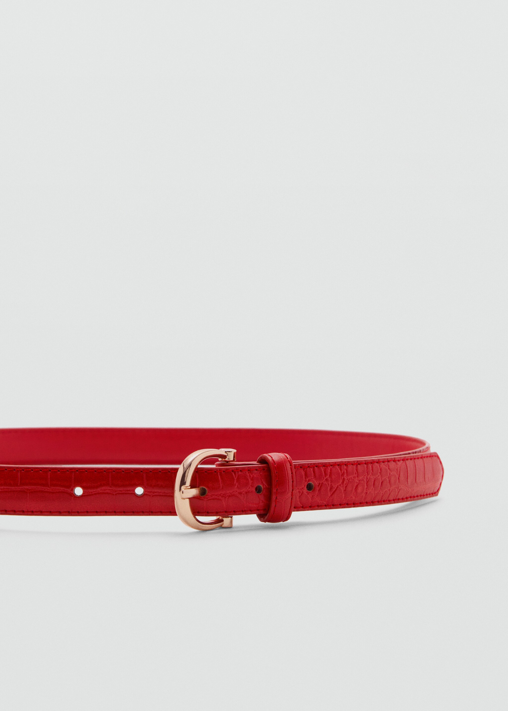 Crocodile effect belt - Medium plane