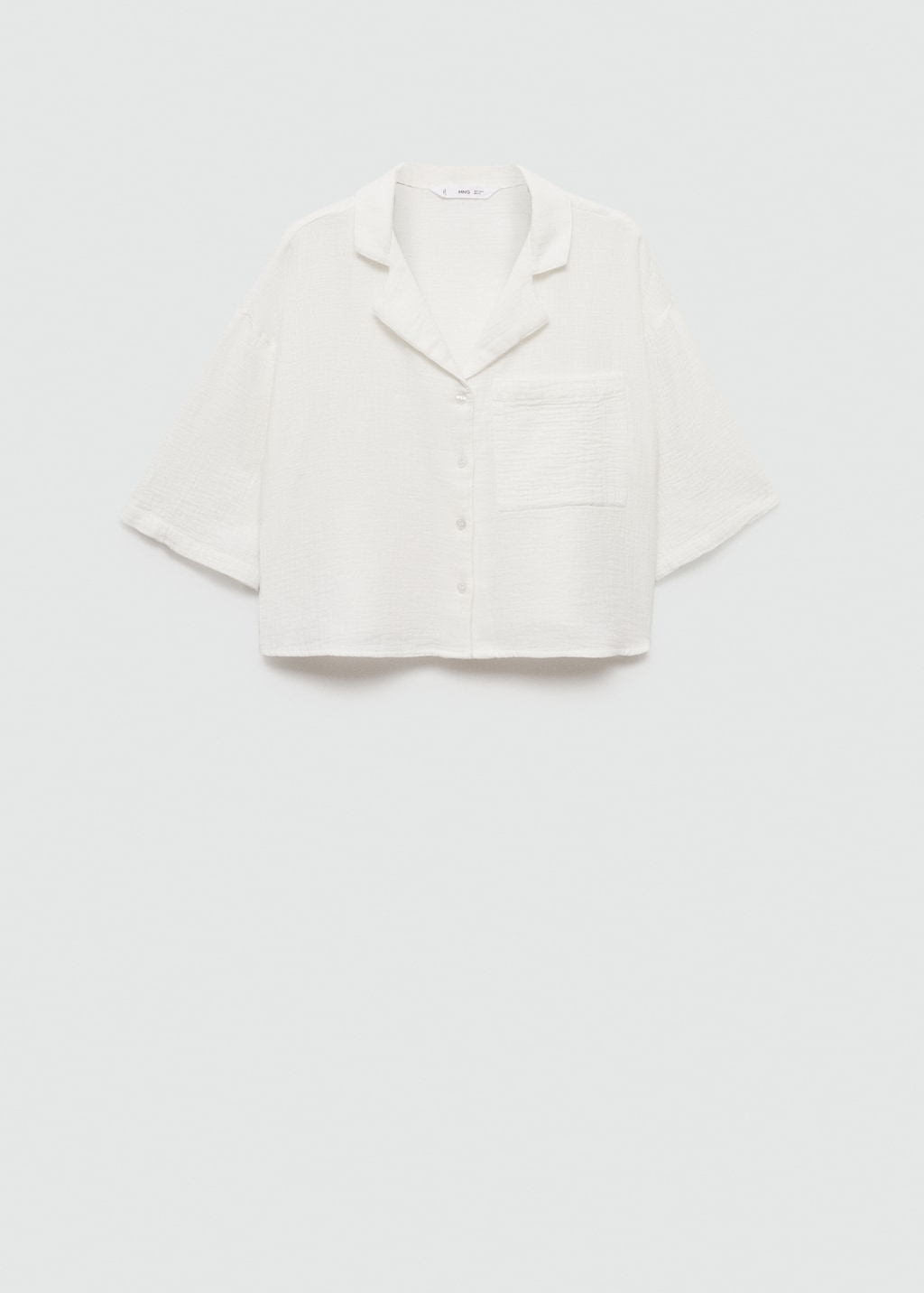 Camisas manga corta mango new arrivals