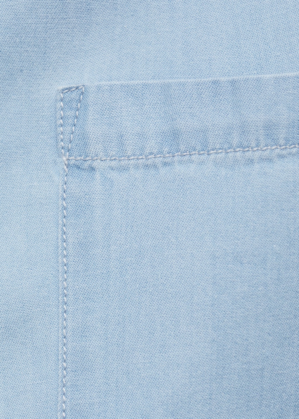 Mango Sleeveless denim shirt
