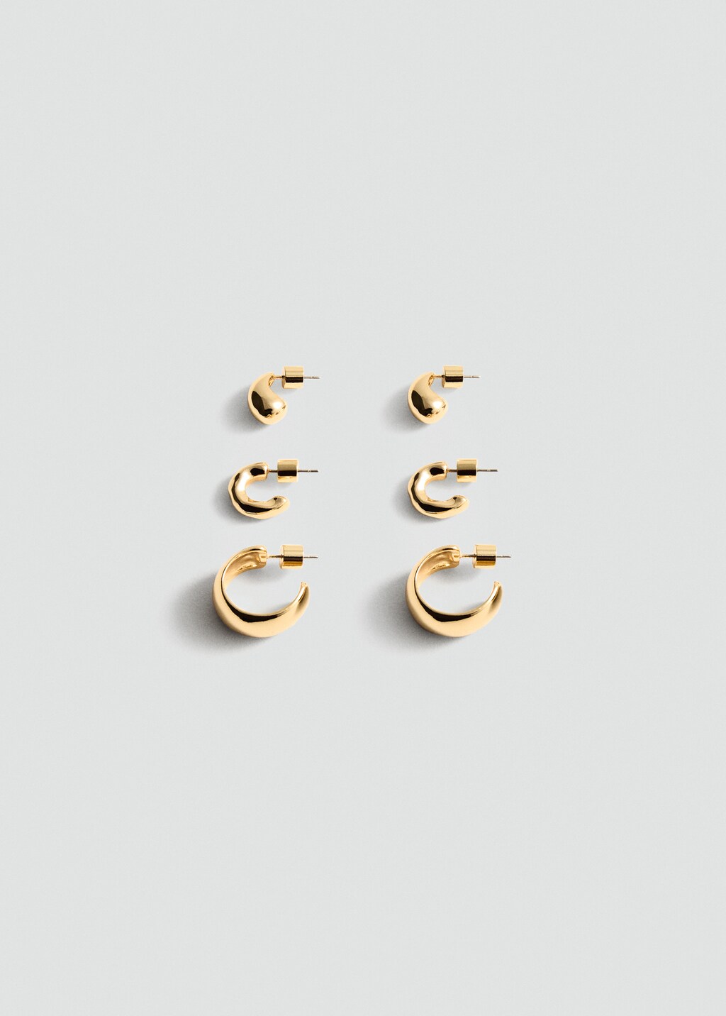 Set of hoop earrings Women MANGO USA