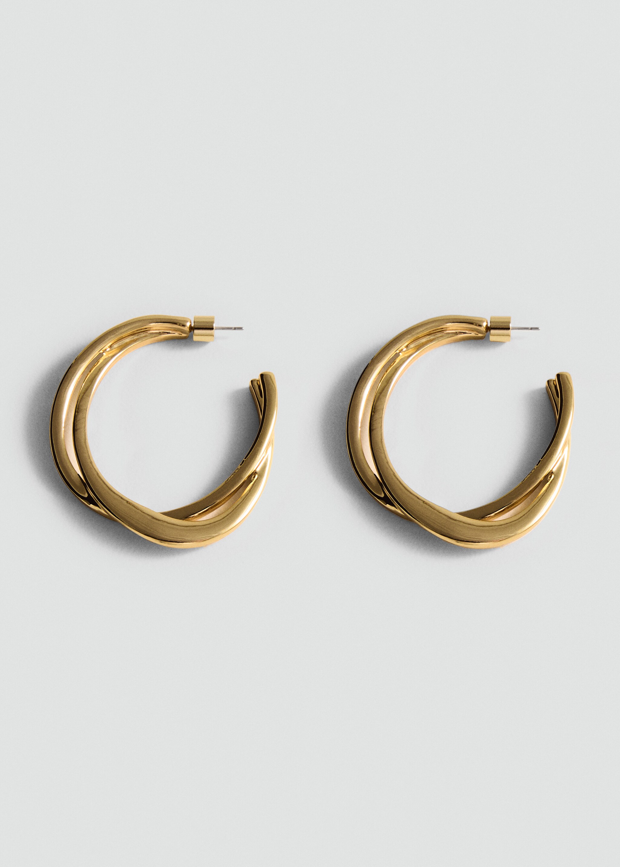 Intertwined hoop earrings - Article without model