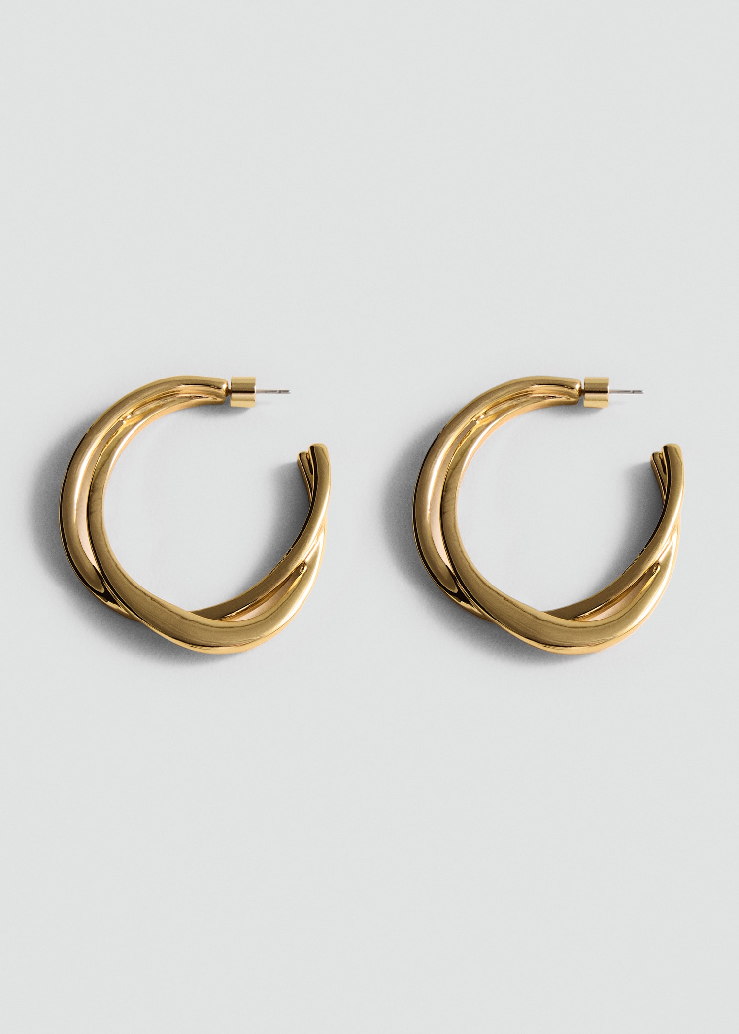 Intertwined hoop earrings - Article without model