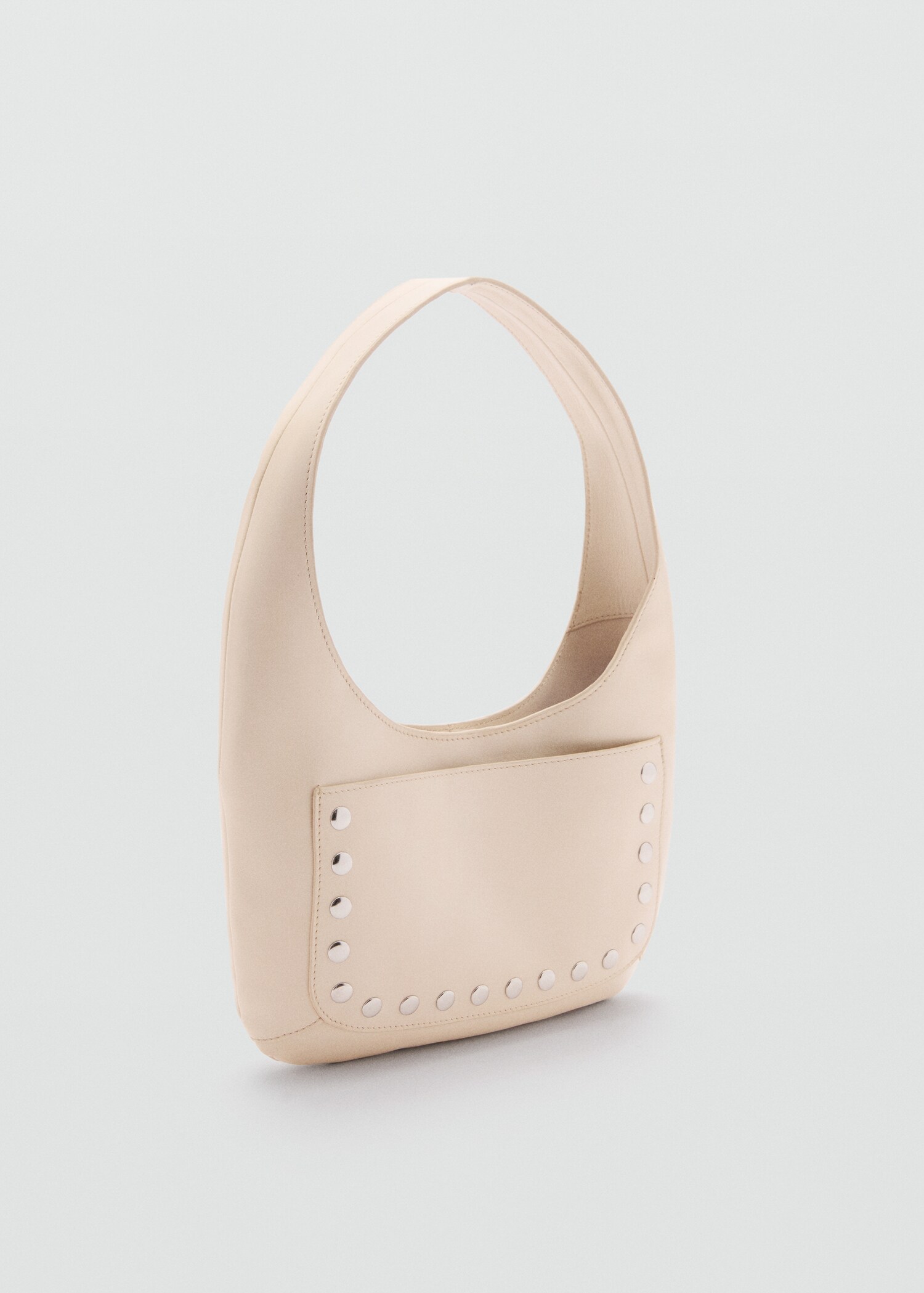 Sac clouté cuir - Plan moyen
