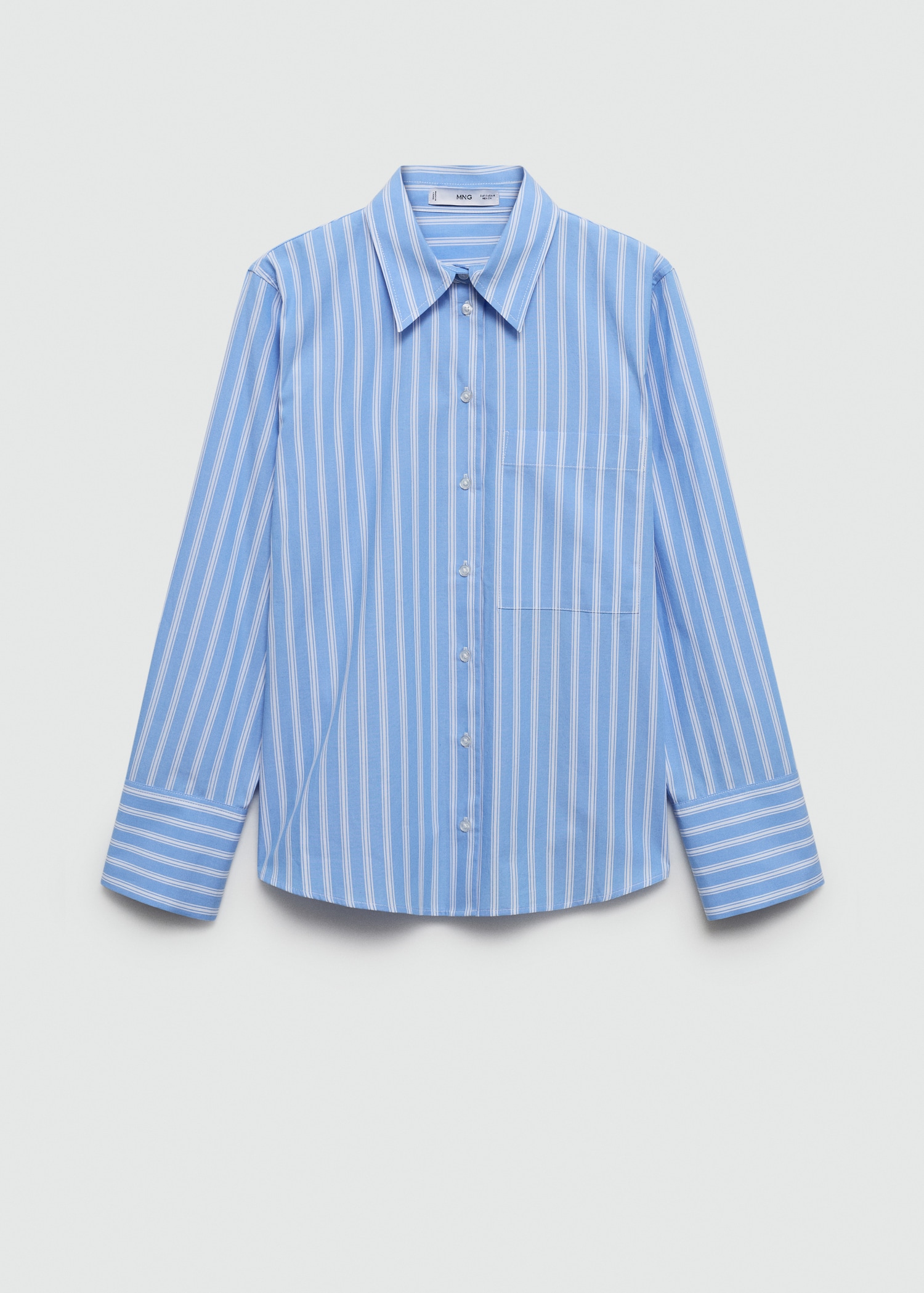 100% cotton striped shirt - Article without model