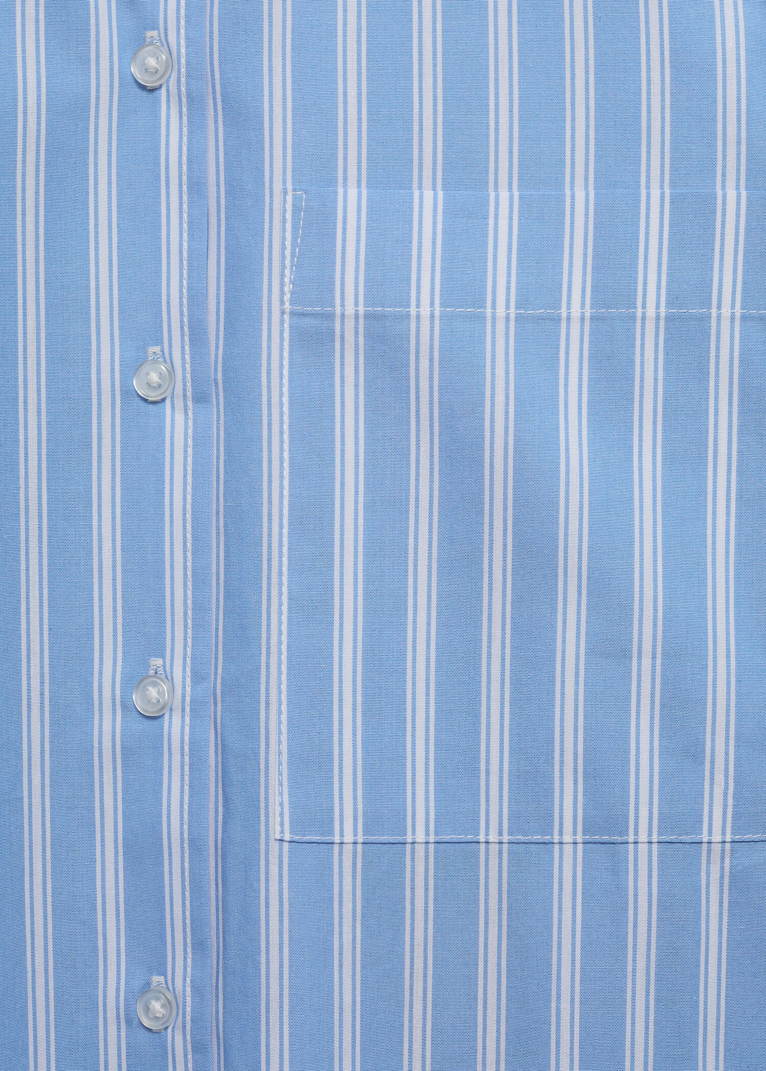 100% cotton striped shirt - Details of the article 0