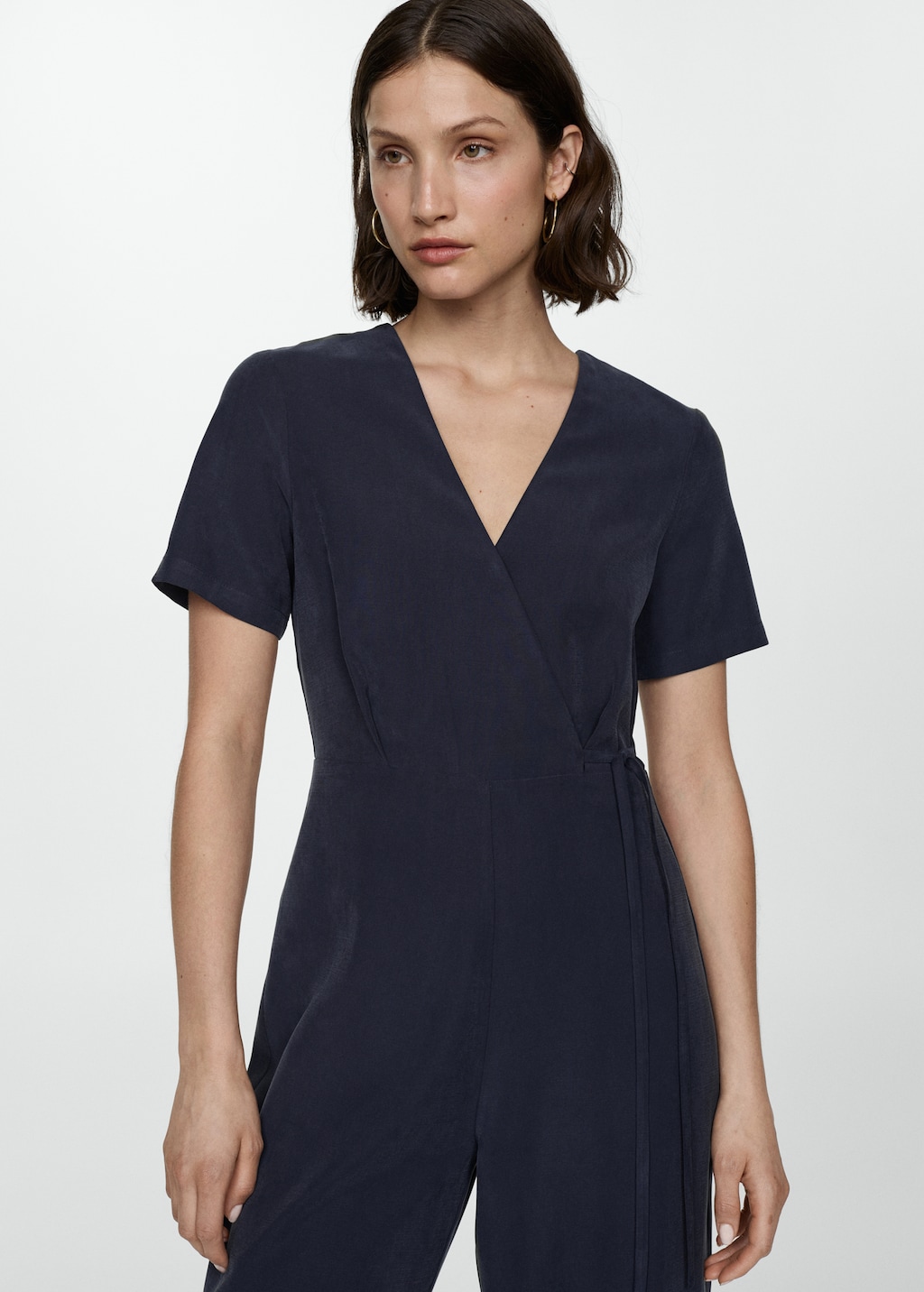 Mango jumpsuit navy online